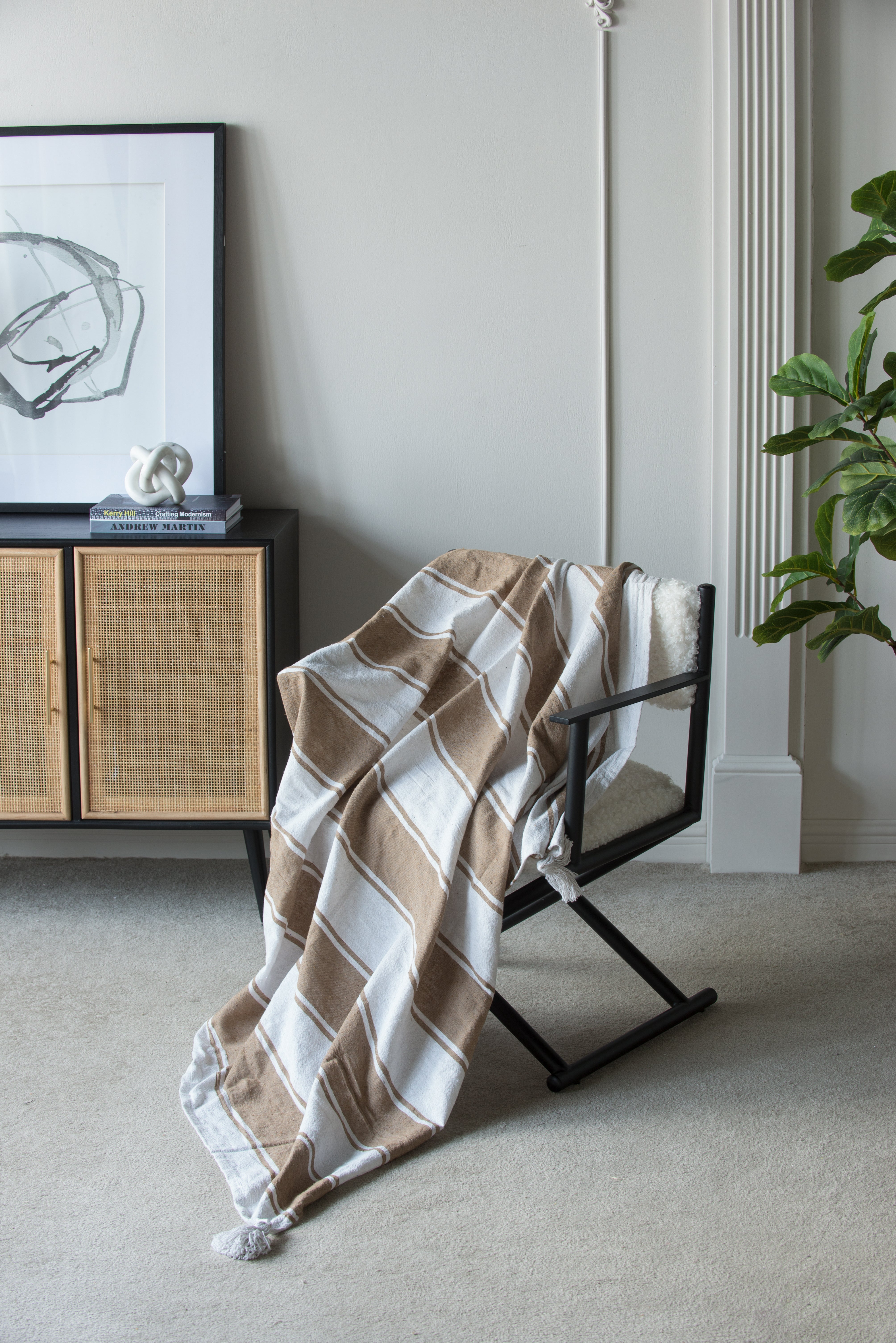 50x60' Carson Striped Throw Blanket, 2 Pack