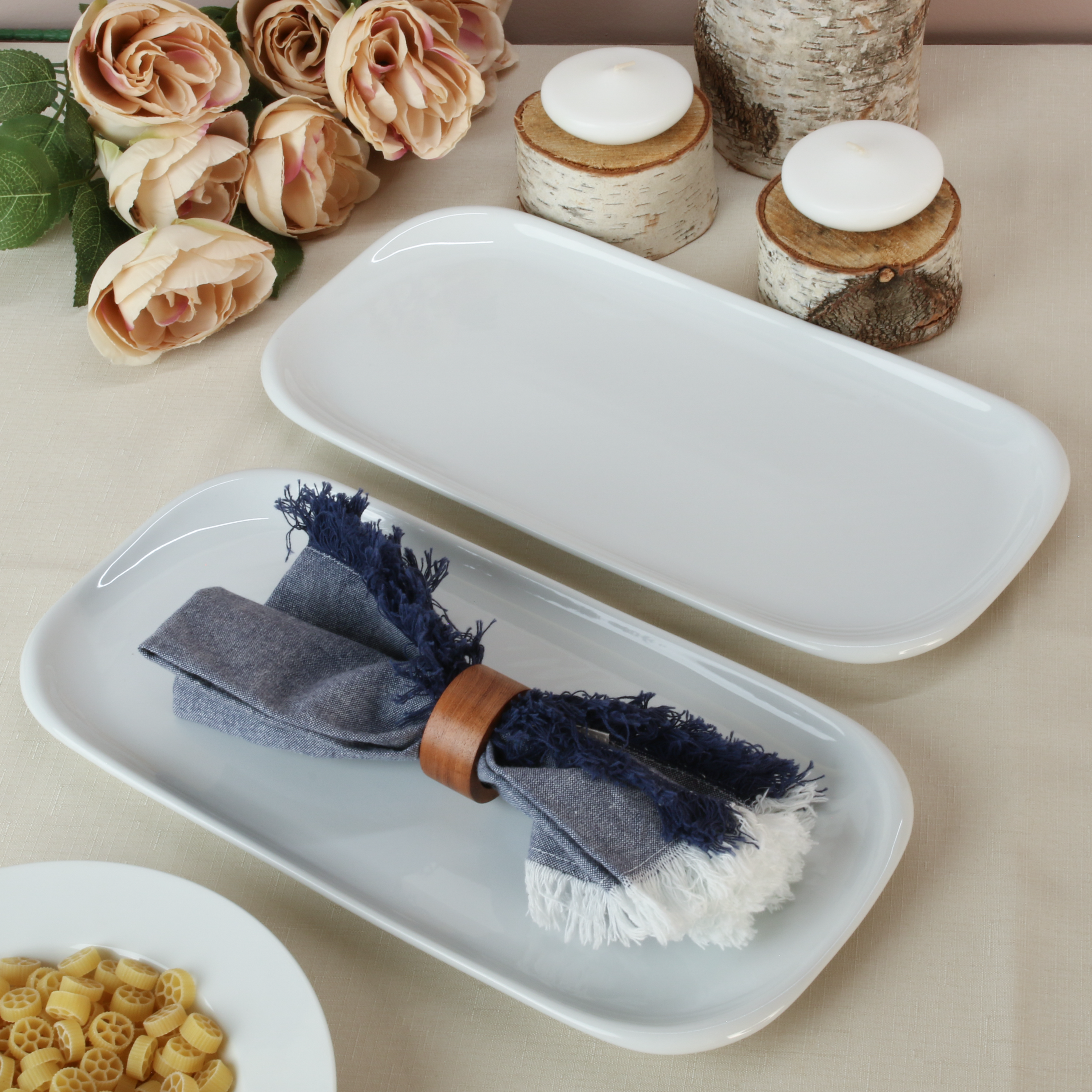 Lena Serving Platter 2 Piece Set