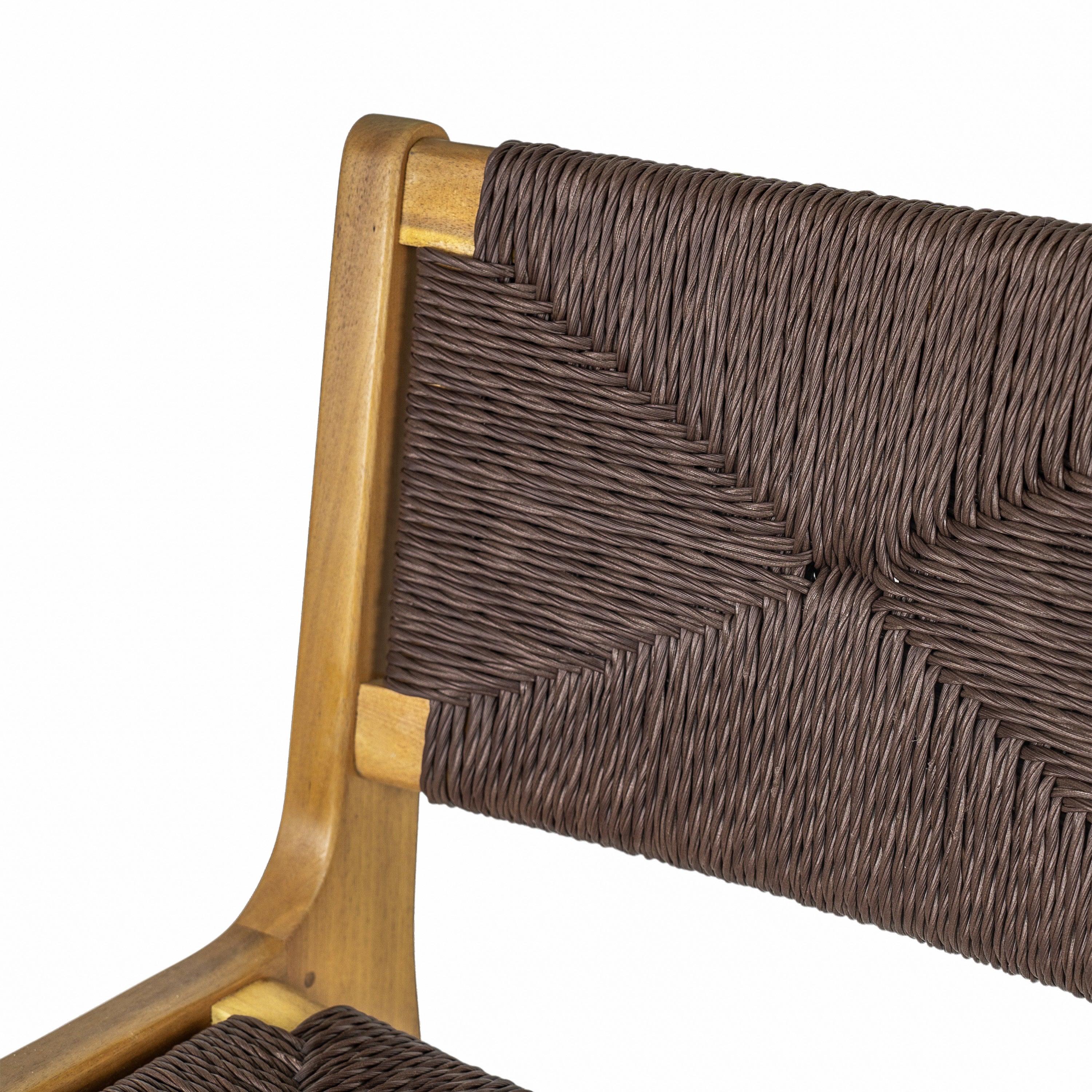 Catalina Acacia Wood Outdoor Armless Barstool