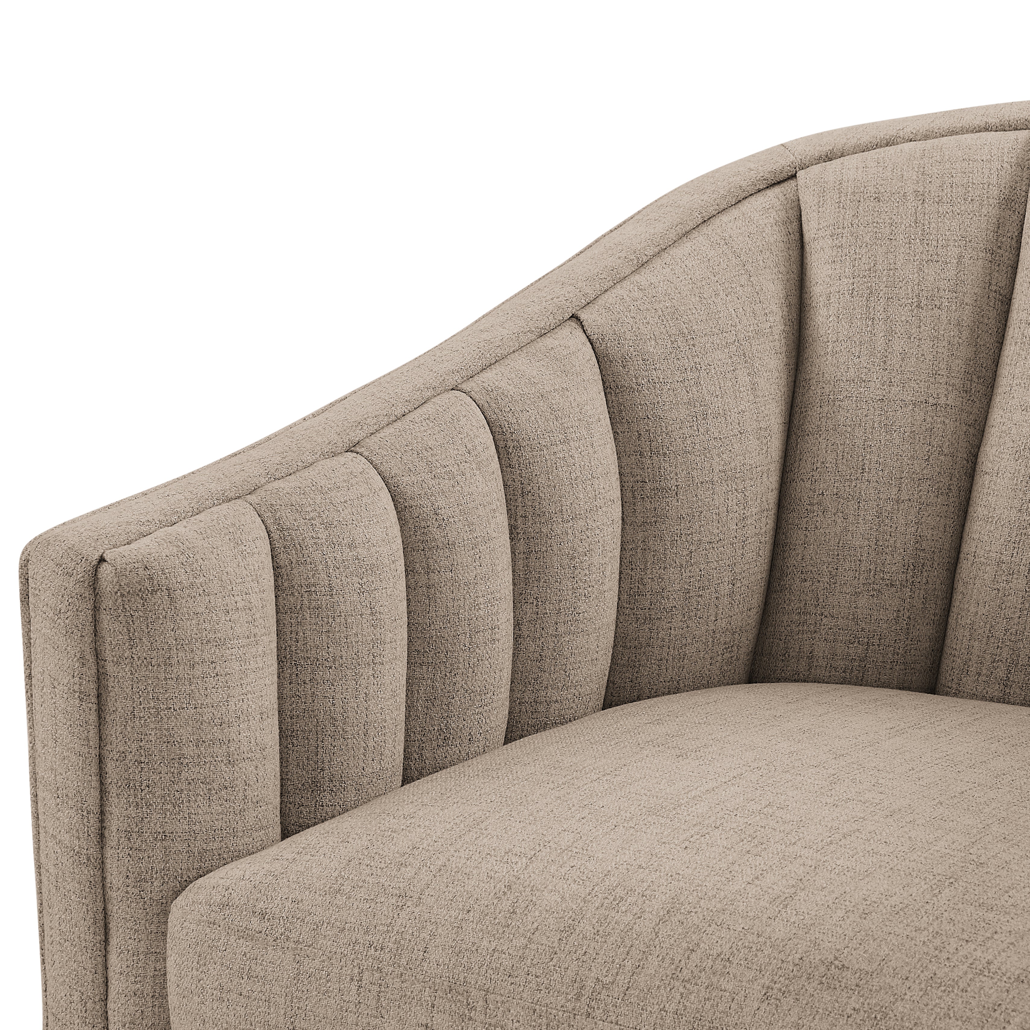 Skirted Swivel Accent Chair