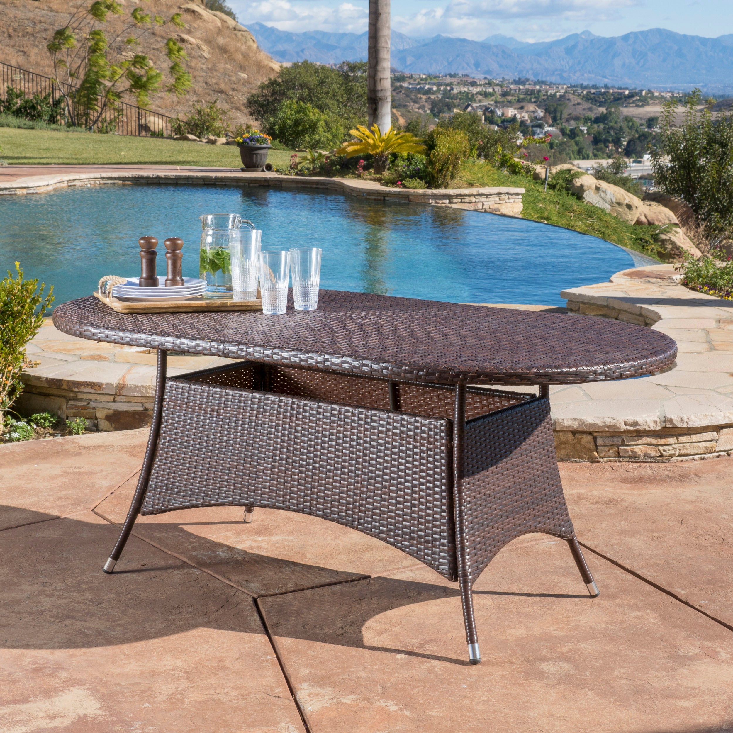 Corsica Oval Outdoor Dining Table