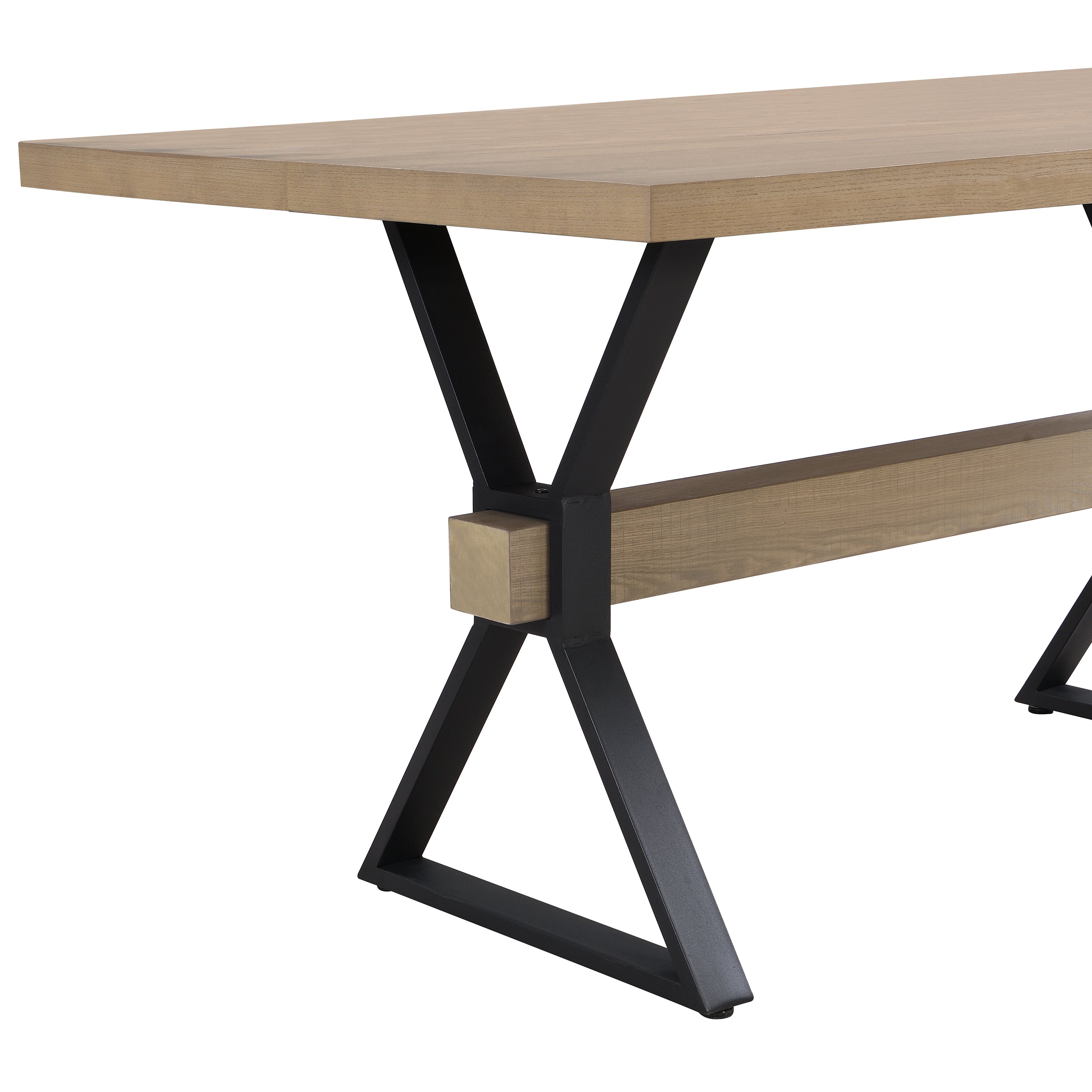 Hartsdale Rectangular Dining Table with X-Shaped Base