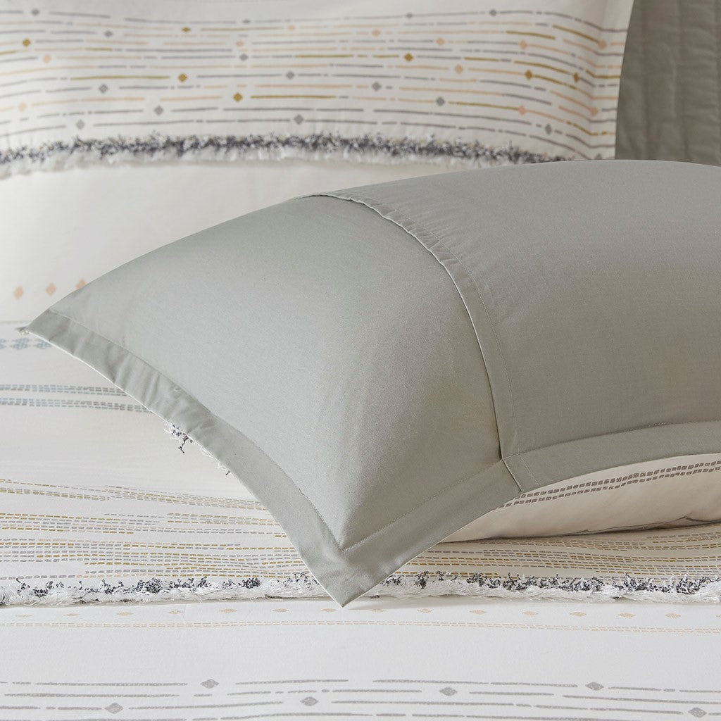 Nea Cotton Printed Comforter Set with Trim