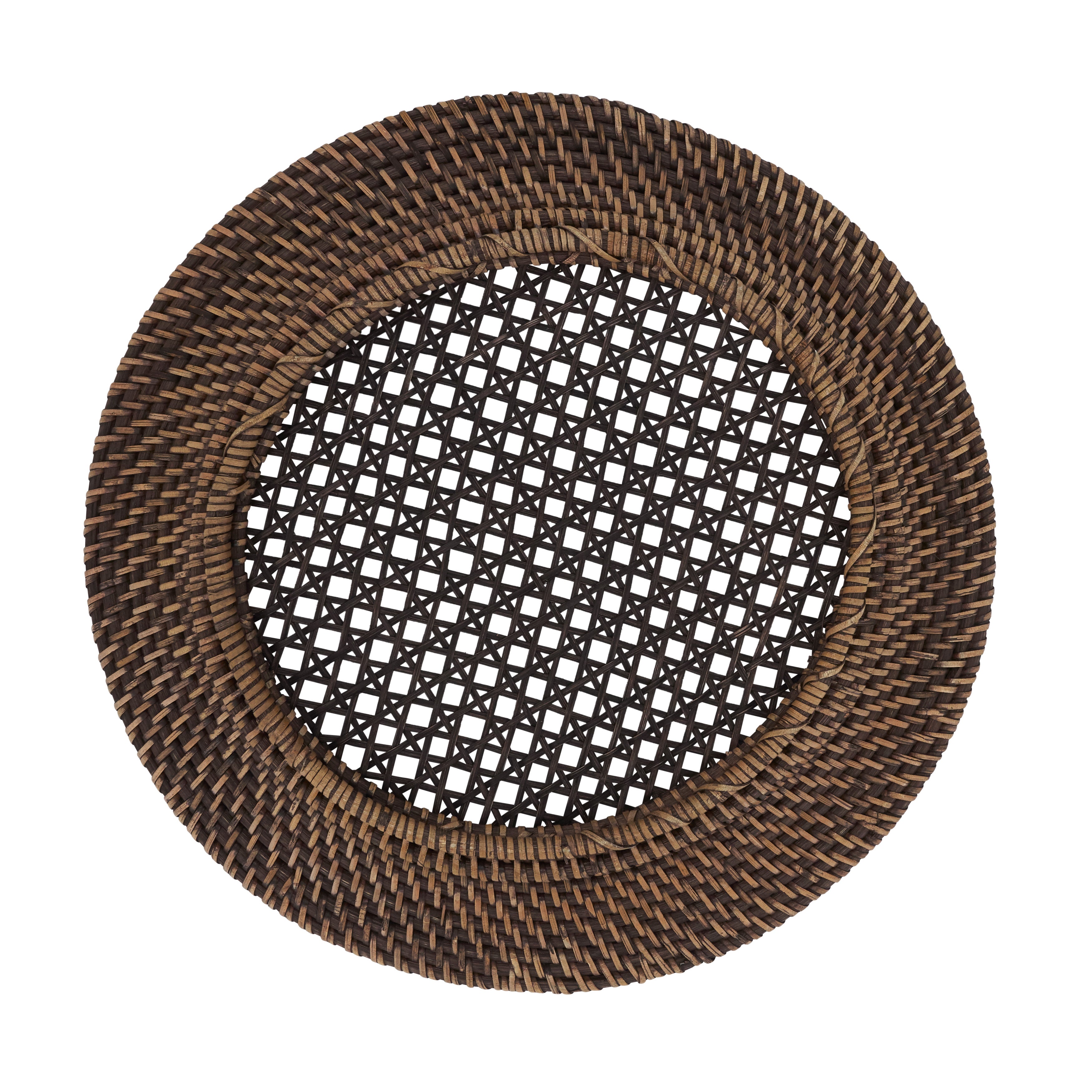 Handmade Rattan Charger, Set of 4
