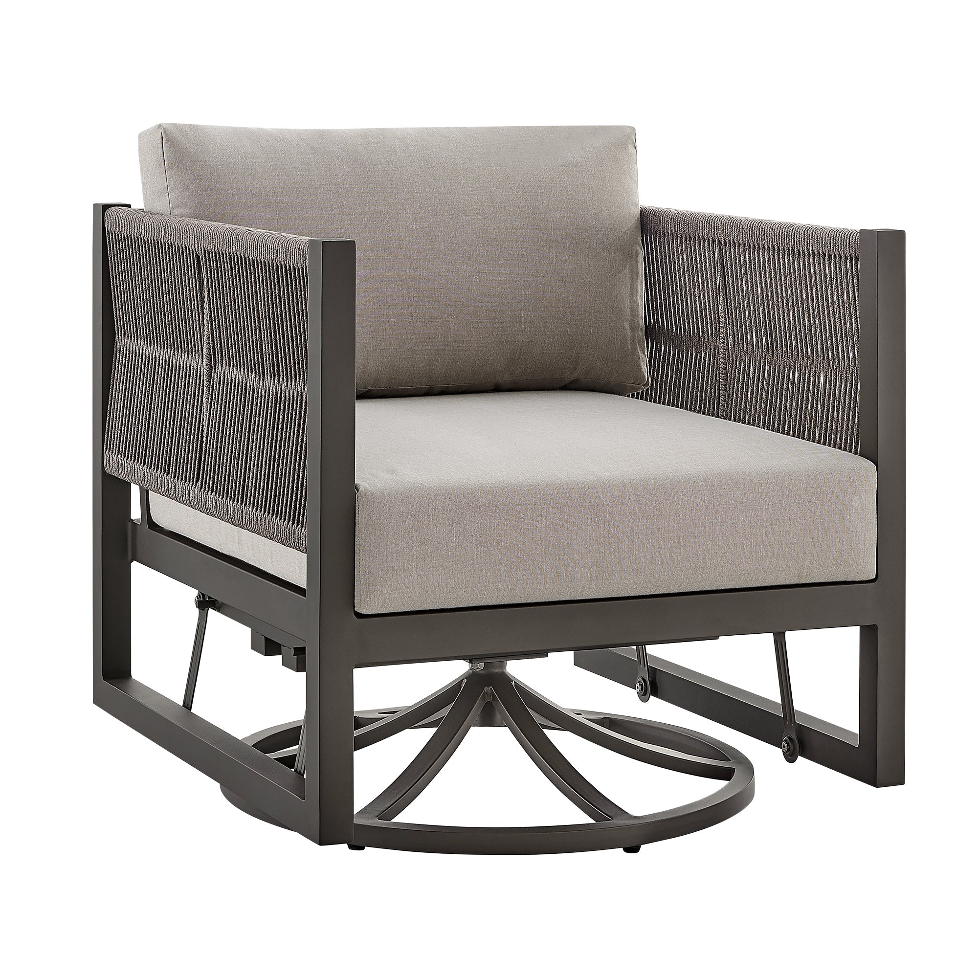 Mareike Outdoor Patio Swivel Glider Lounge Chair
