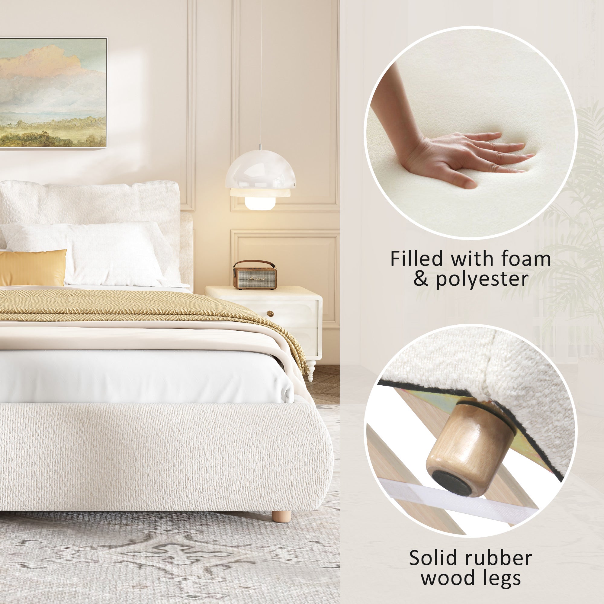 Upholstered Platform Bed