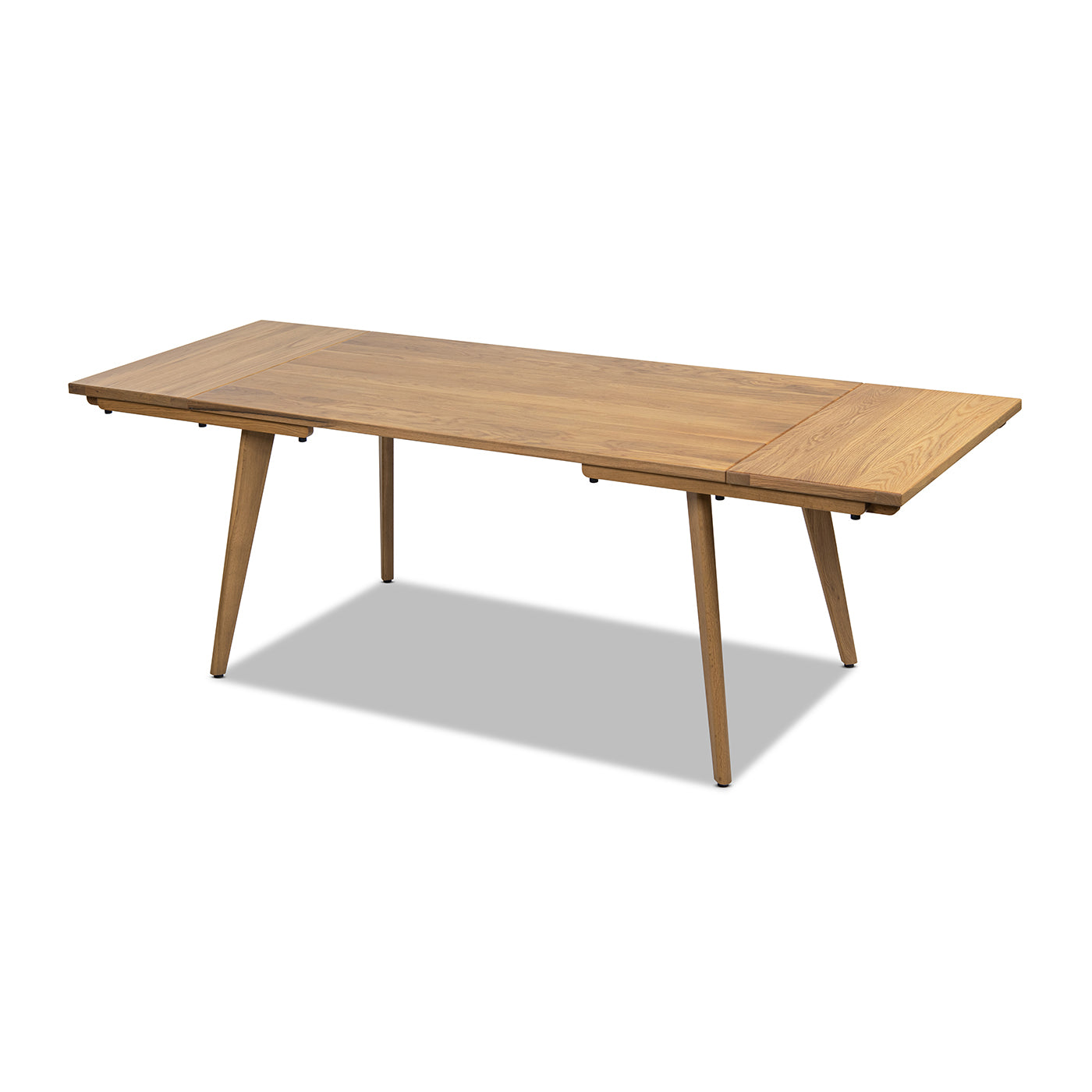 Capri Solid Oak Wood Extendable Dining Table