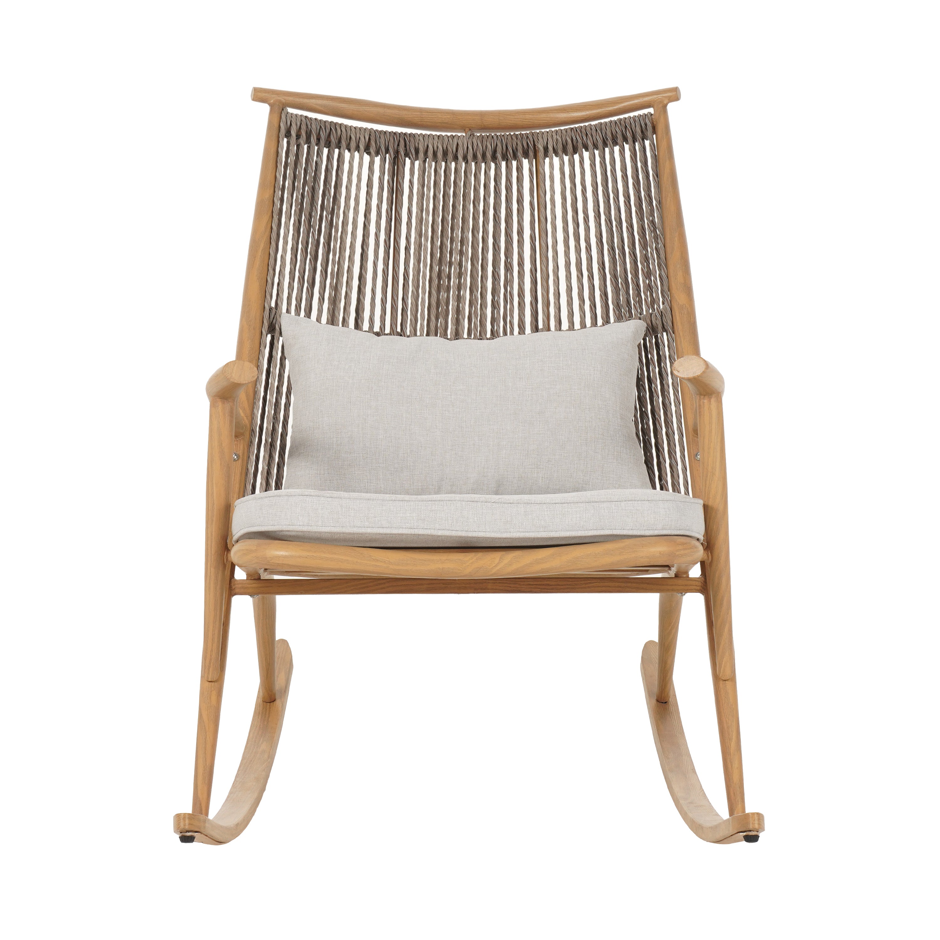 Modern Boho Outdoor Rocking Chair