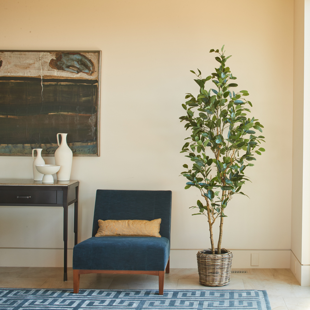 Faux Lemon Tree, 7 ft