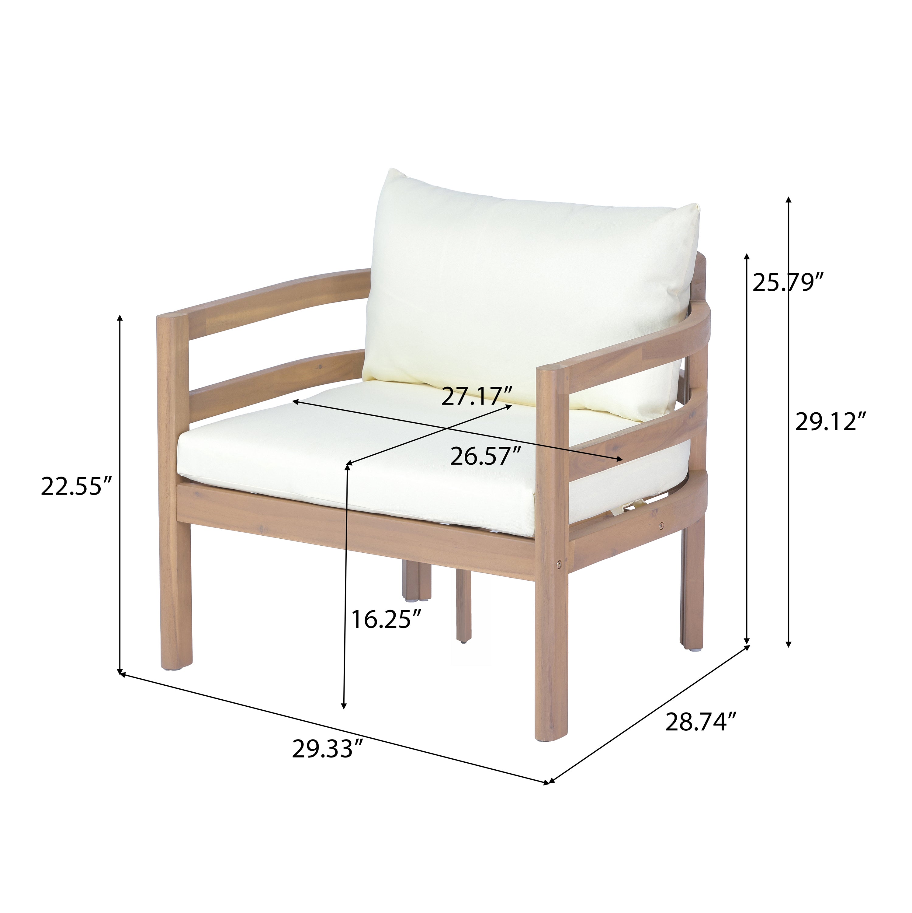 Alger Outdoor Club Chair