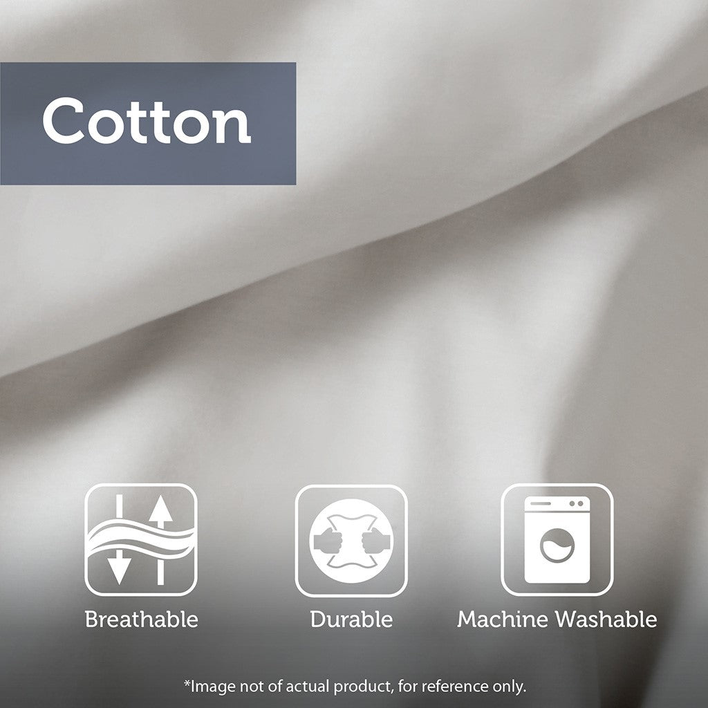 Nea Cotton Printed Comforter Set with Trim