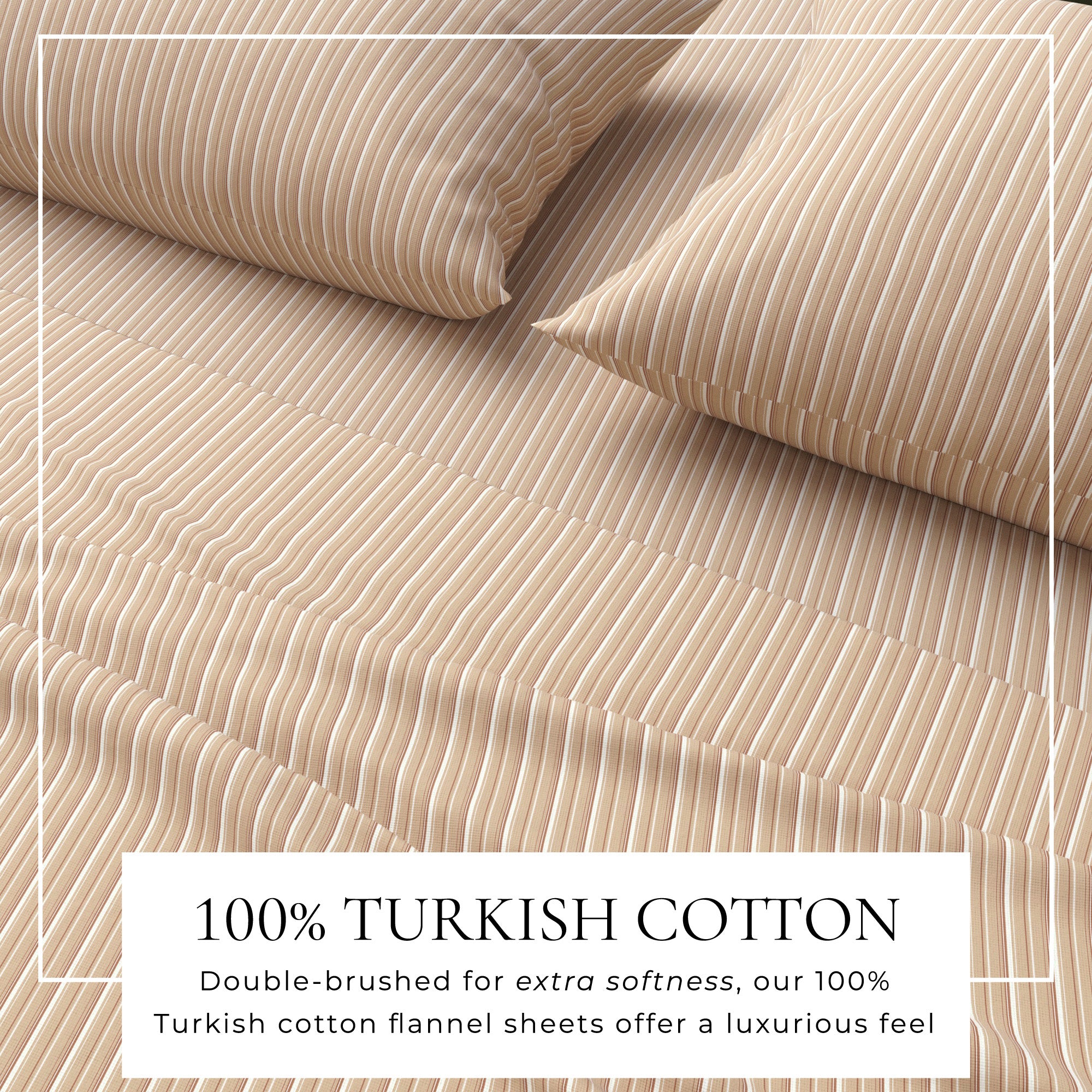 100% Turkish Cotton Plaid Flannel Sheet Sets