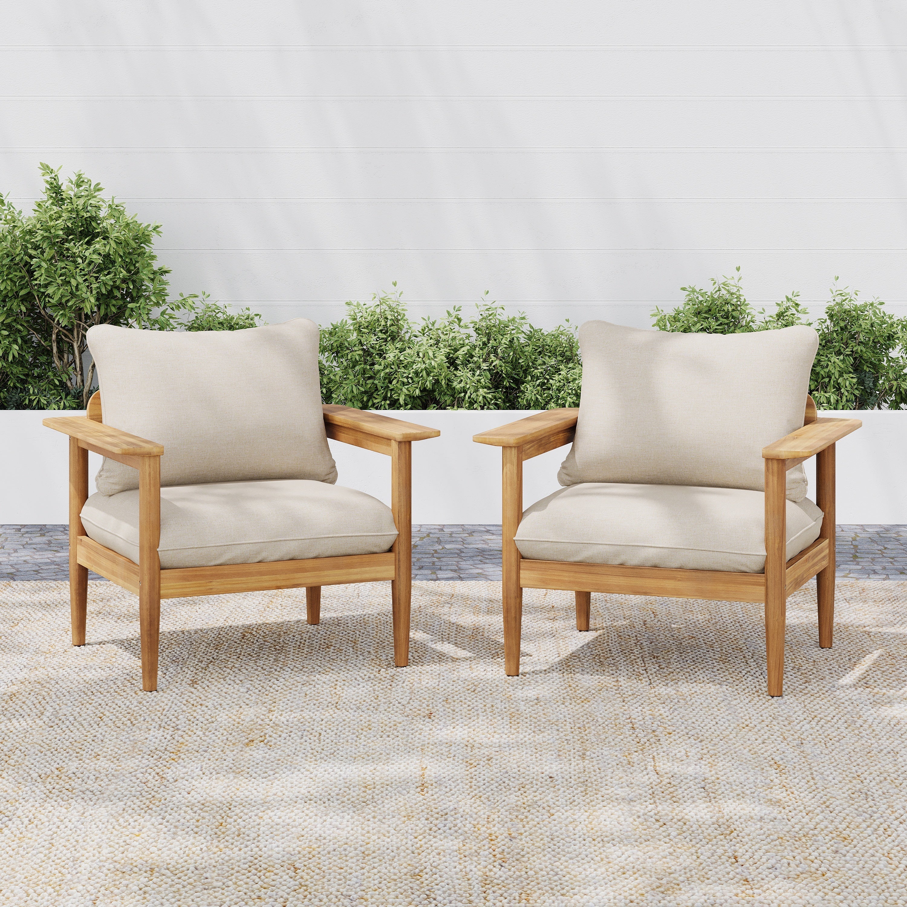 Terassi Outdoor Acacia Wood Lounge Chair