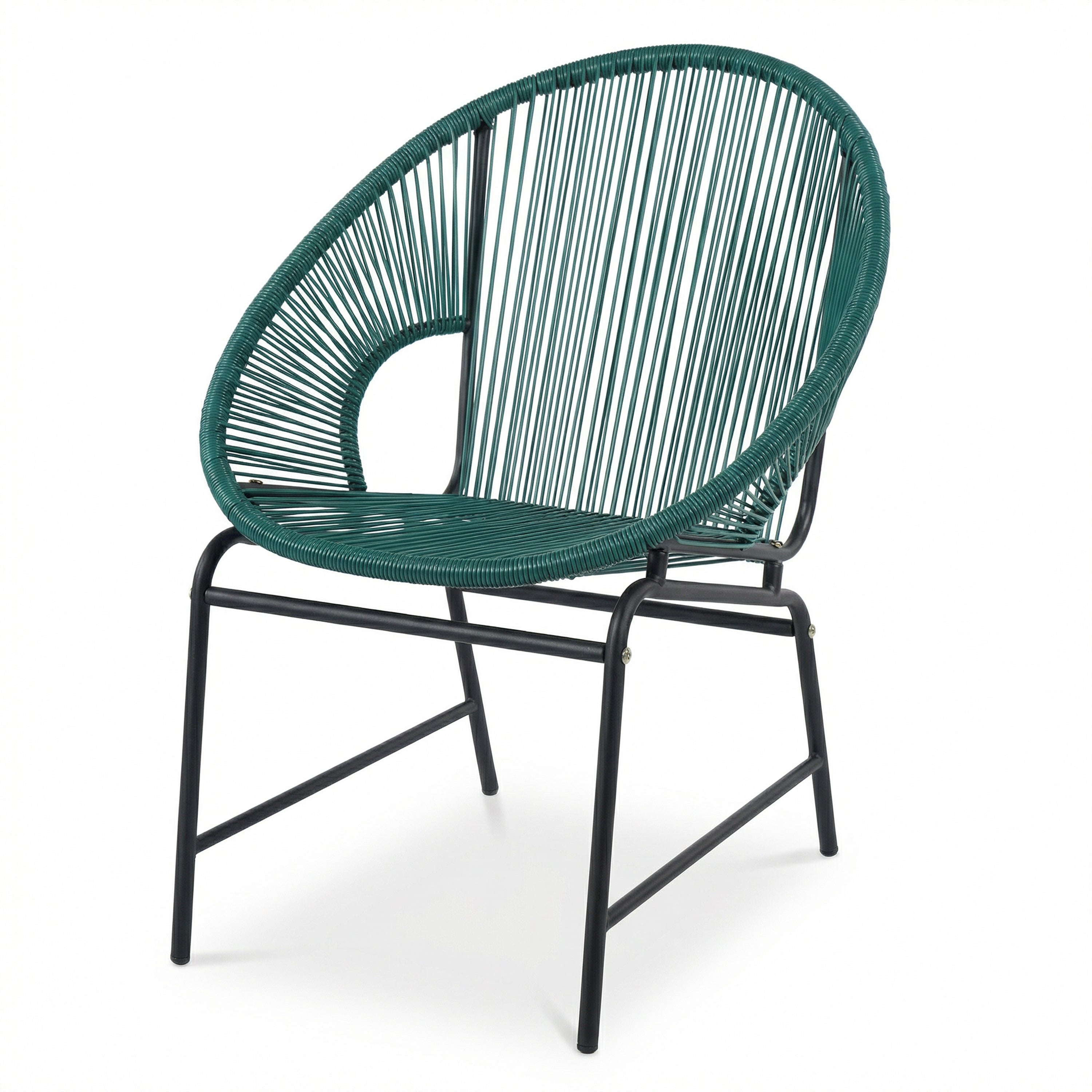 Nusa Outdoor Rattan Wicker Chair, Set of 2