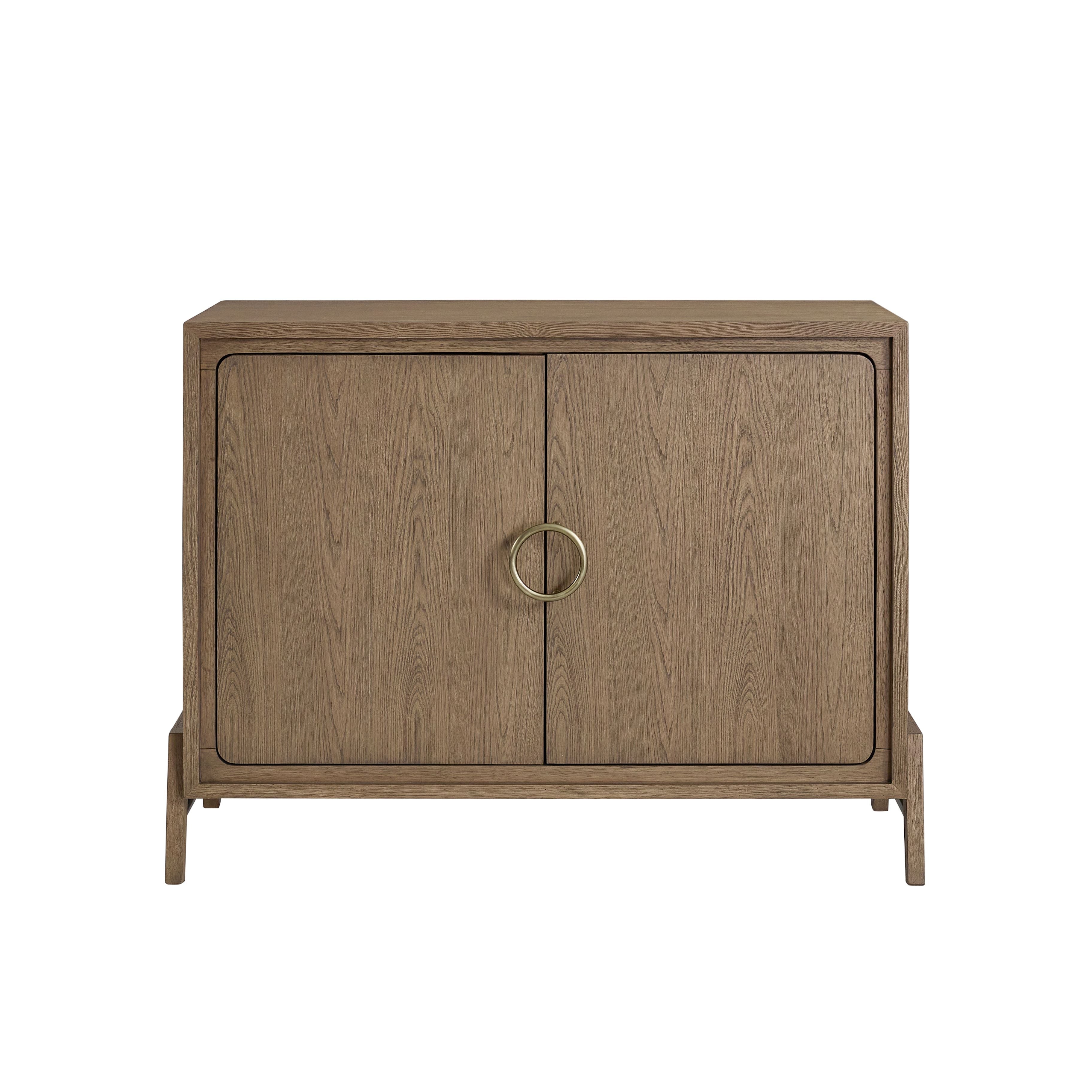 Solid Wood Server with 2 Doors