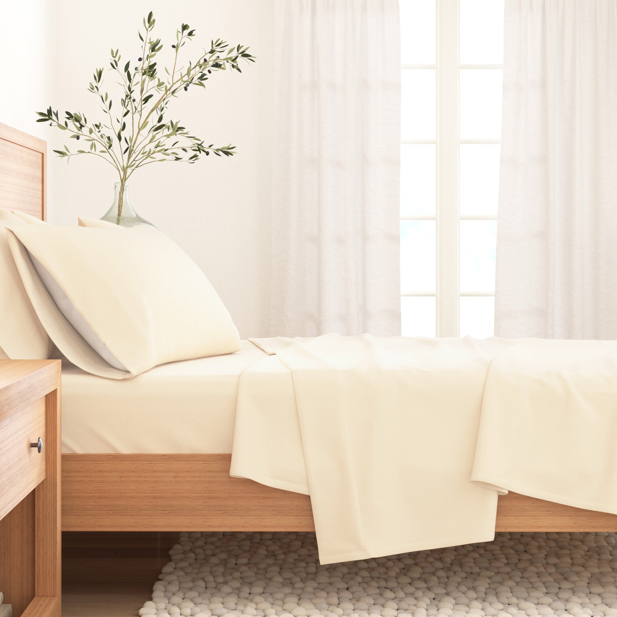 100% Turkish Cotton Flannel Sheet Sets