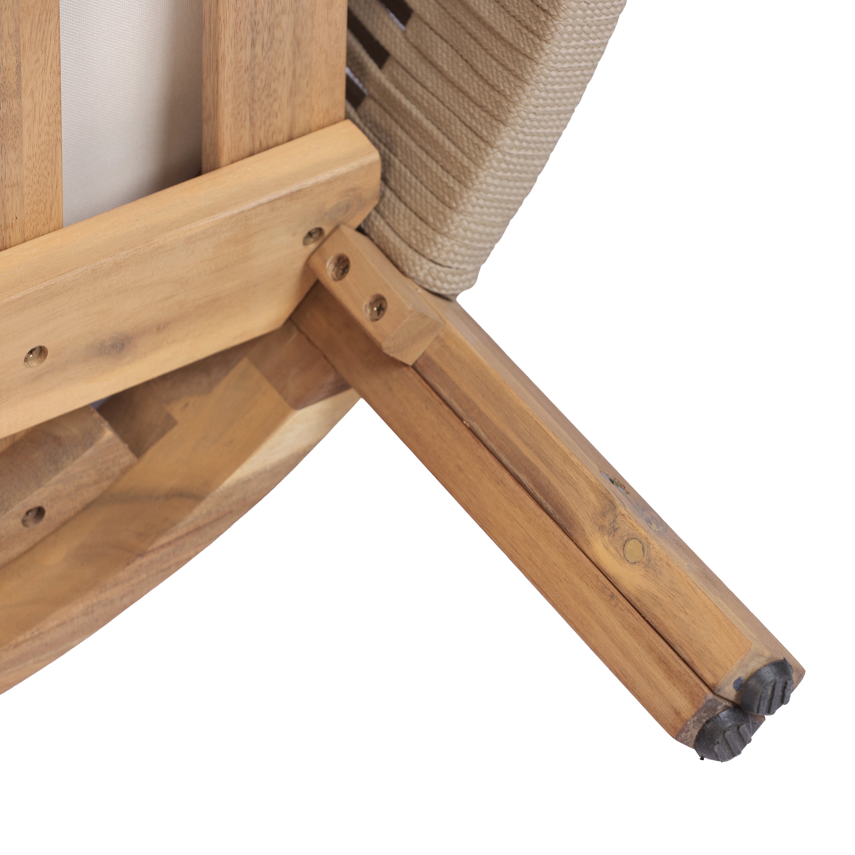 Potter 4-Piece Outdoor Acacia Wood Conversation Set