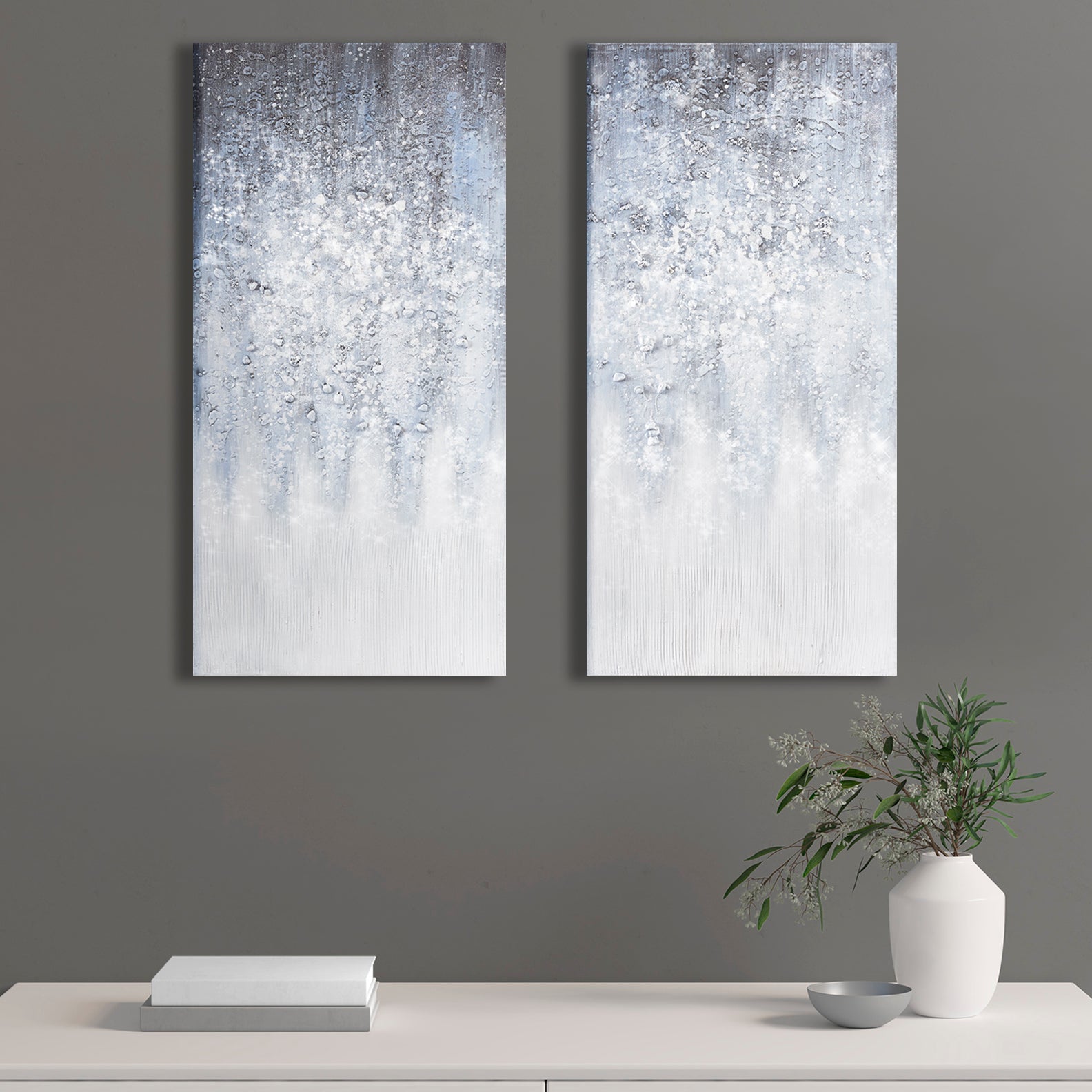 Abstract 2 - Piece Canvas Wall Art - Canvas Wall Art