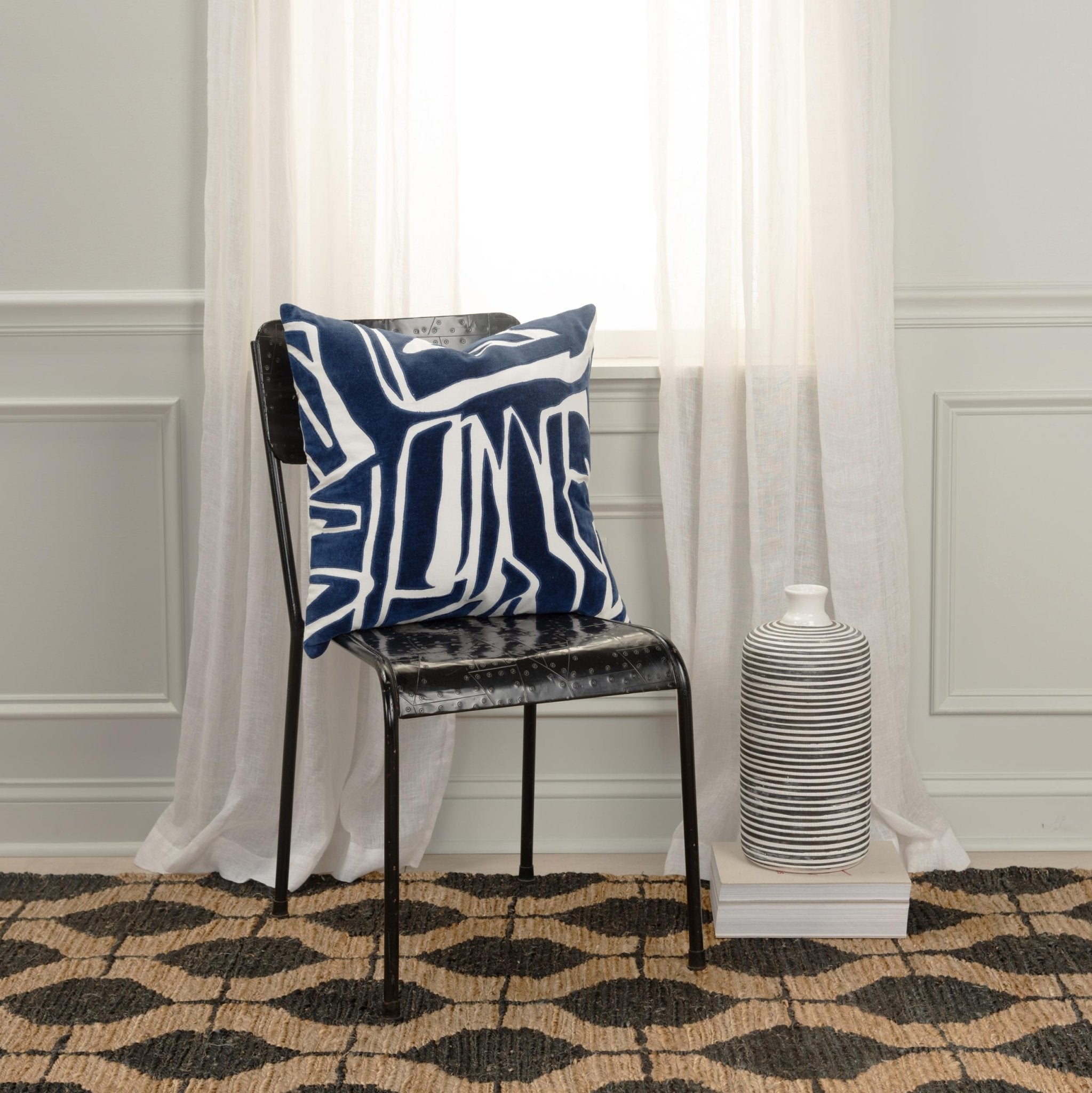 Abstract Decorative Throw Pillow - Square Pillows