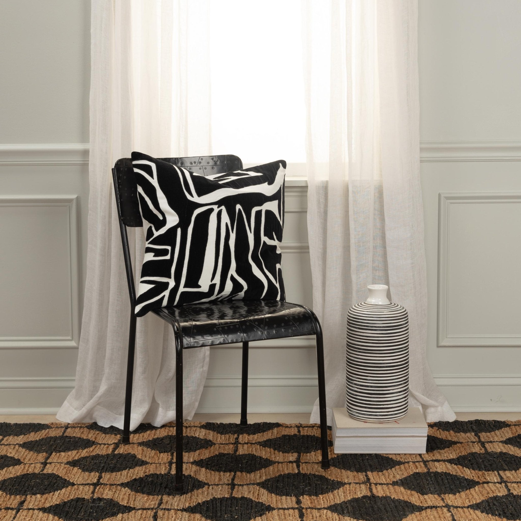 Abstract Decorative Throw Pillow - Square Pillows
