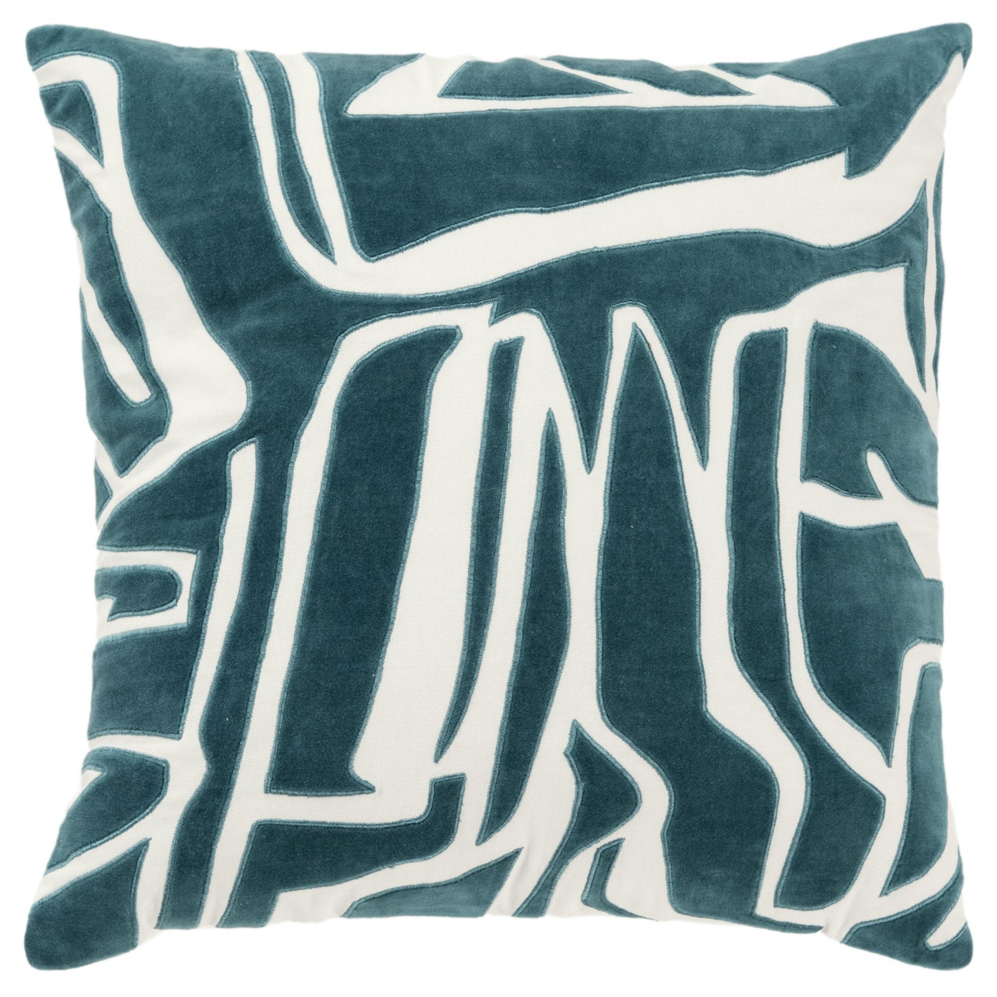 Abstract Decorative Throw Pillow - Square Pillows