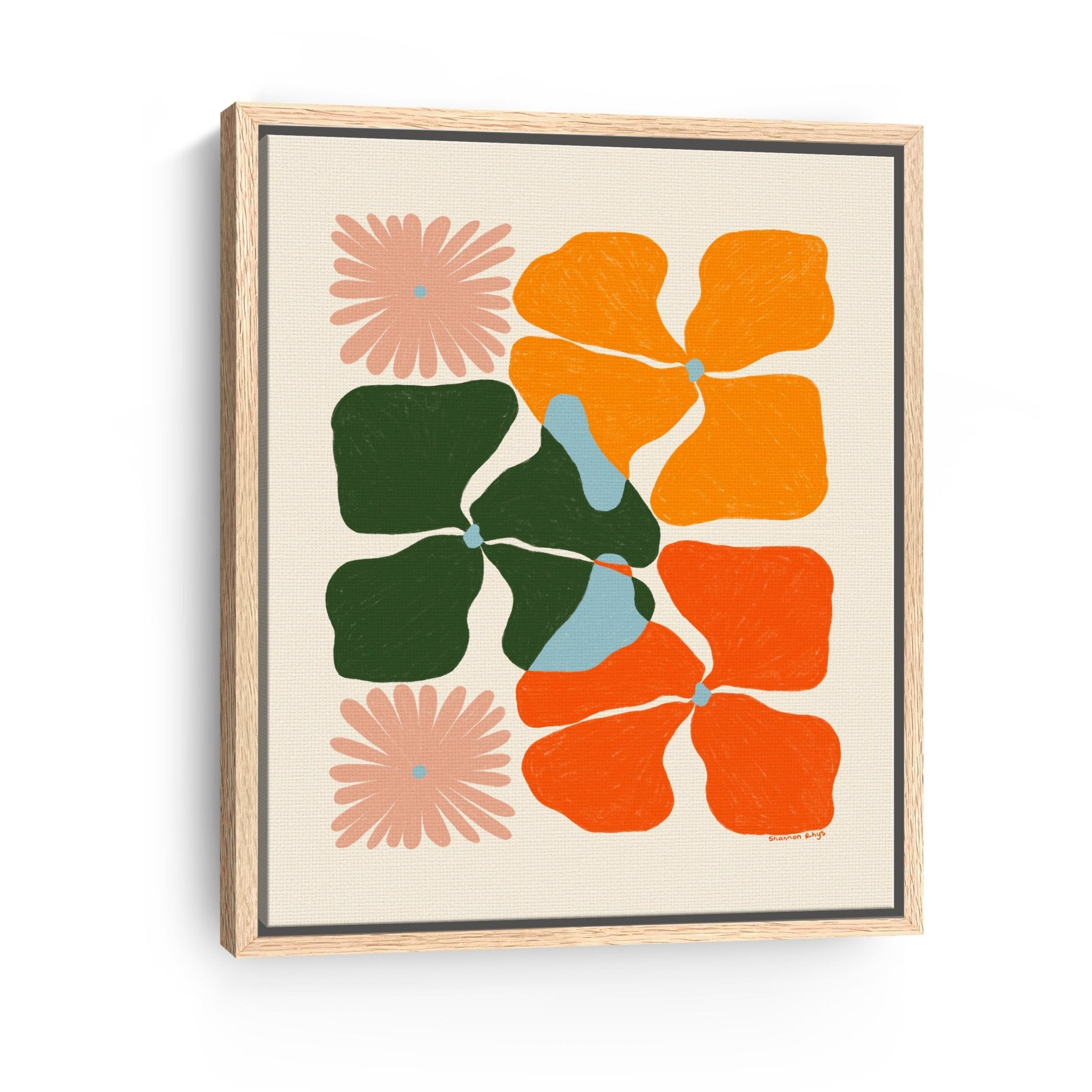 Abstract Floral II Canvas Giclee - Canvas Wall Art