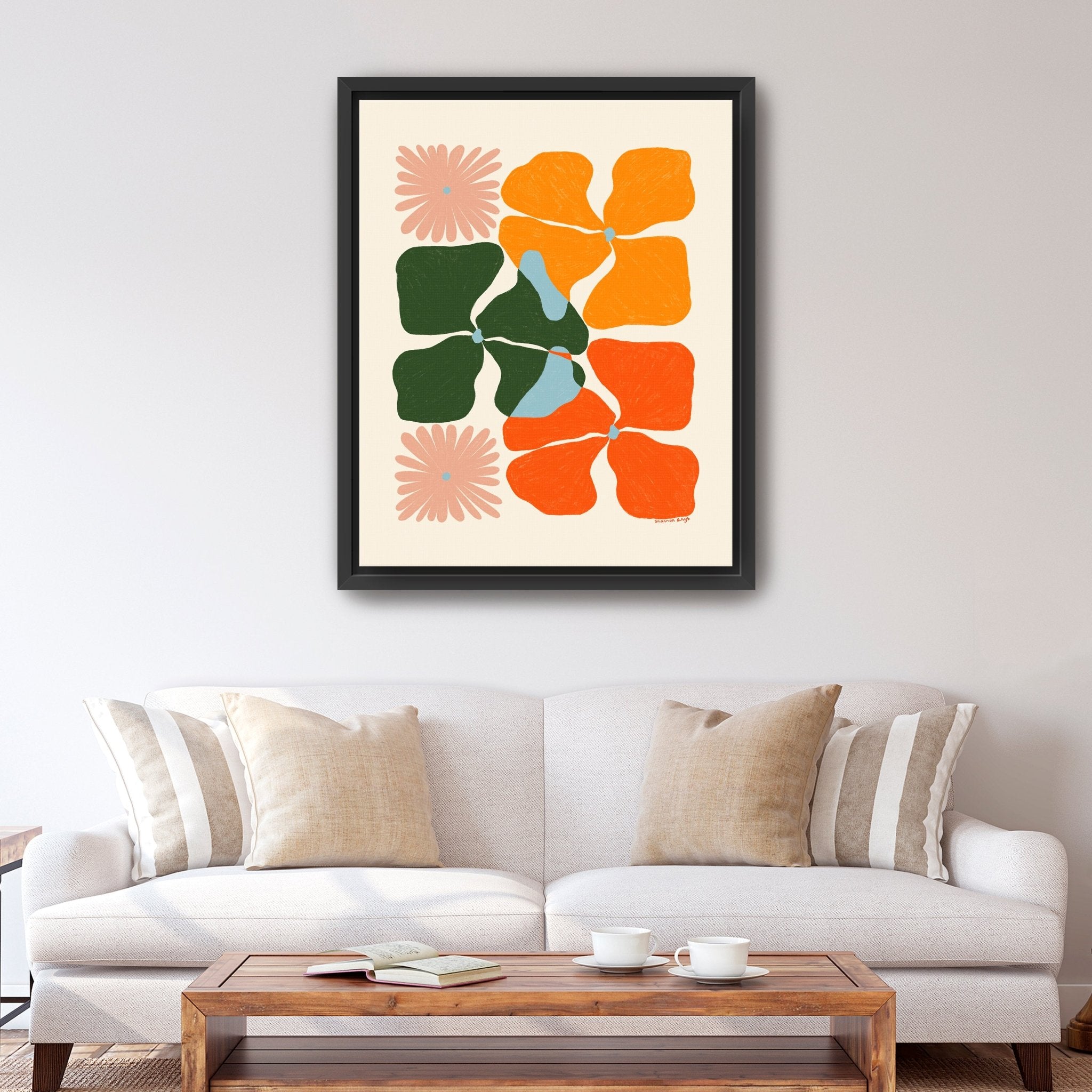 Abstract Floral II Canvas Giclee - Canvas Wall Art