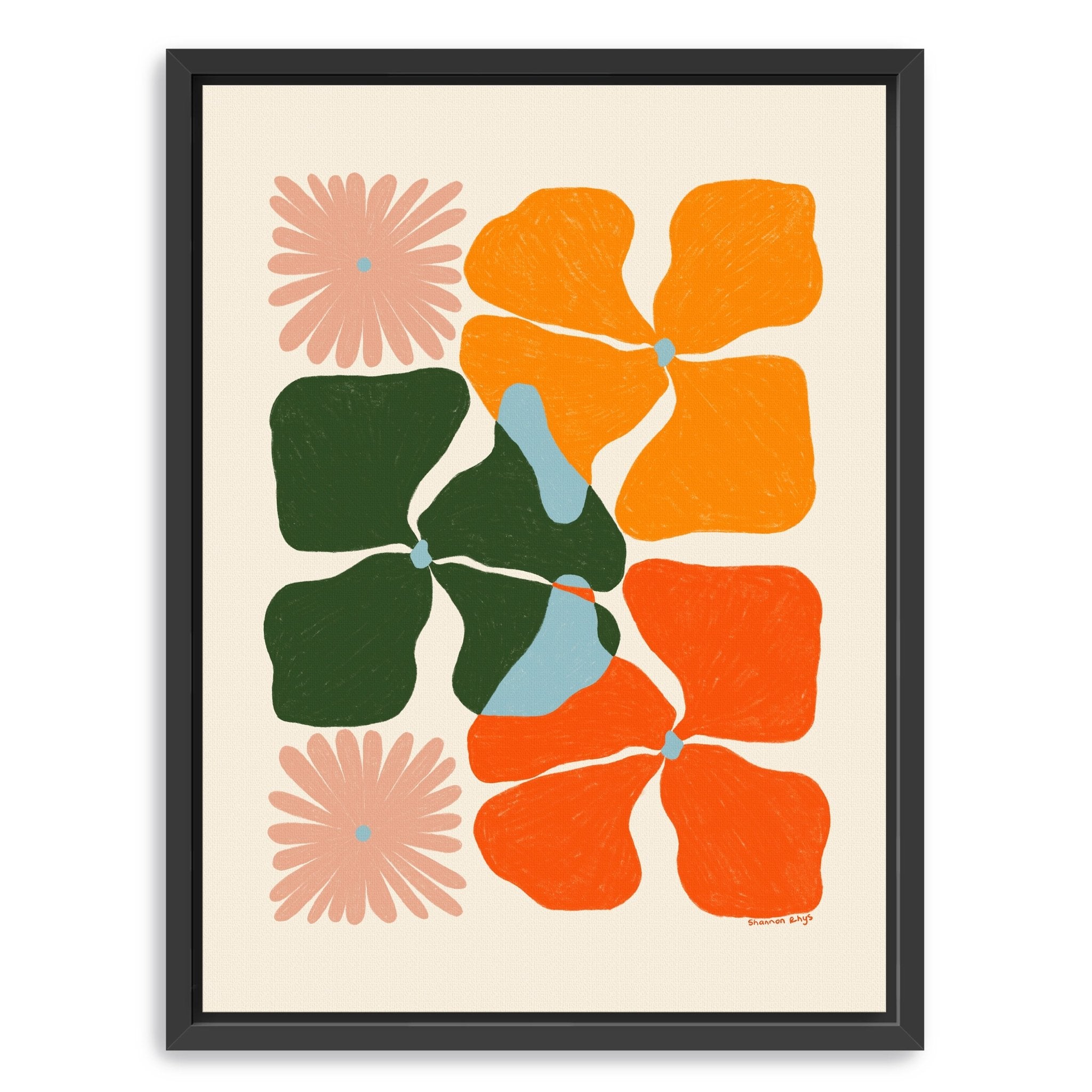Abstract Floral II Canvas Giclee - Canvas Wall Art