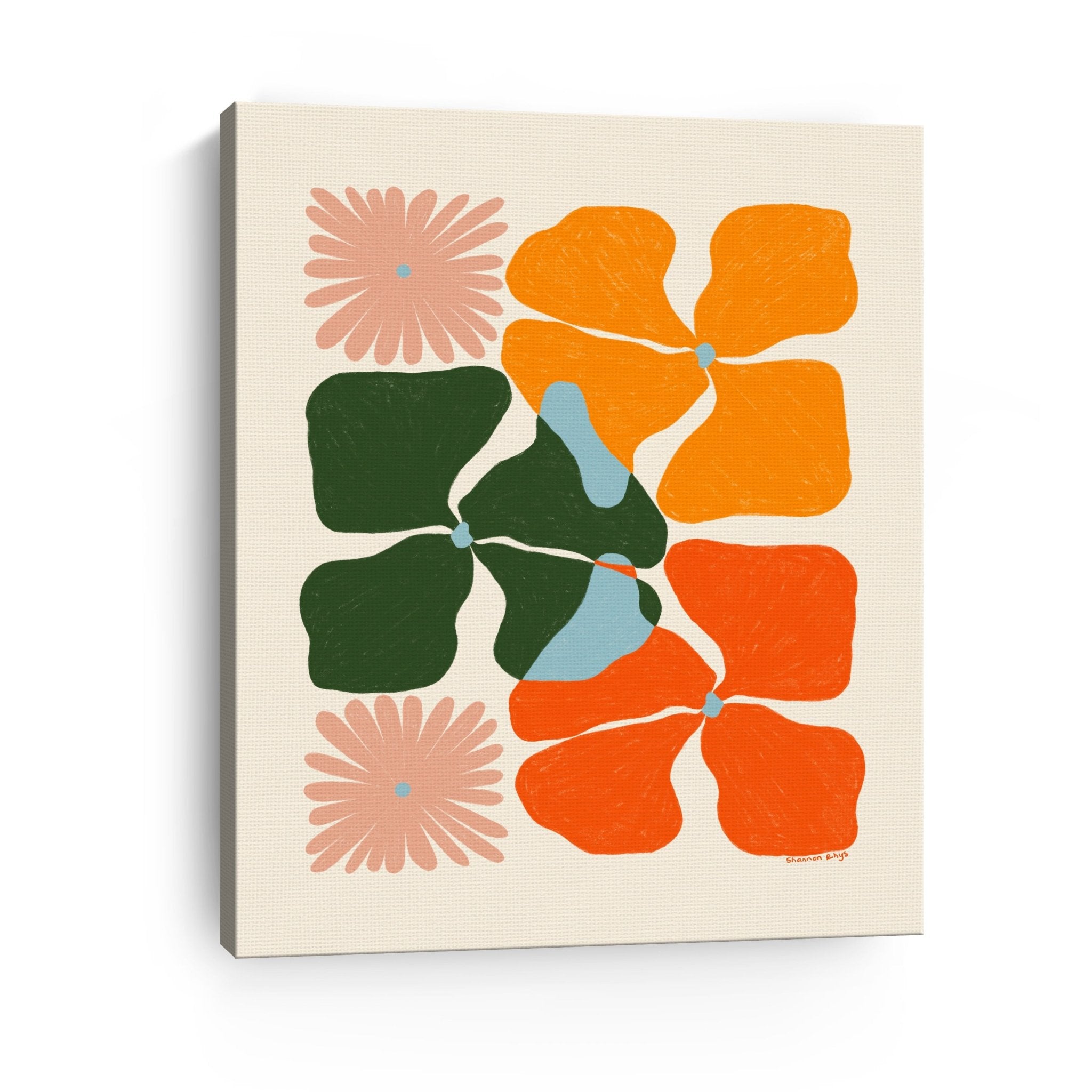Abstract Floral II Canvas Giclee - Canvas Wall Art