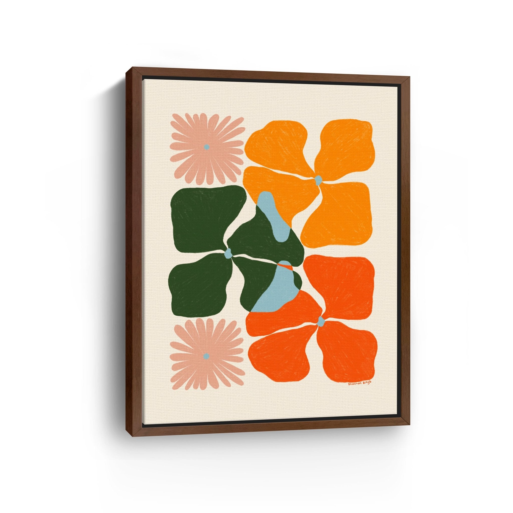 Abstract Floral II Canvas Giclee - Canvas Wall Art