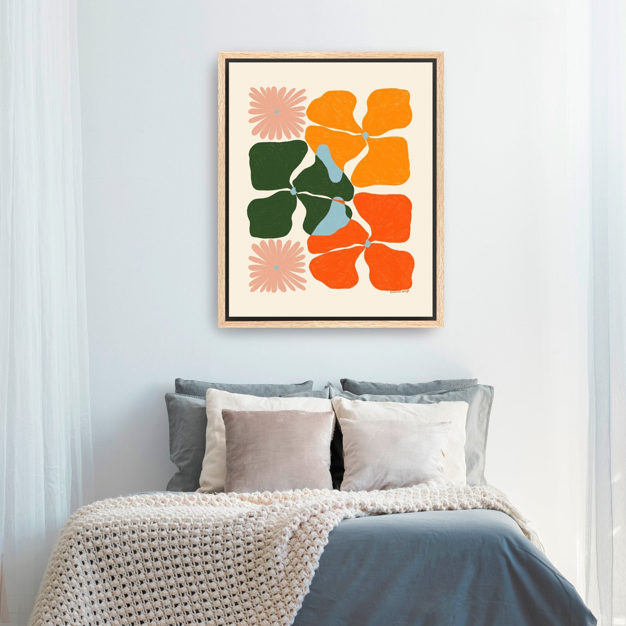 Abstract Floral II Canvas Giclee - Canvas Wall Art