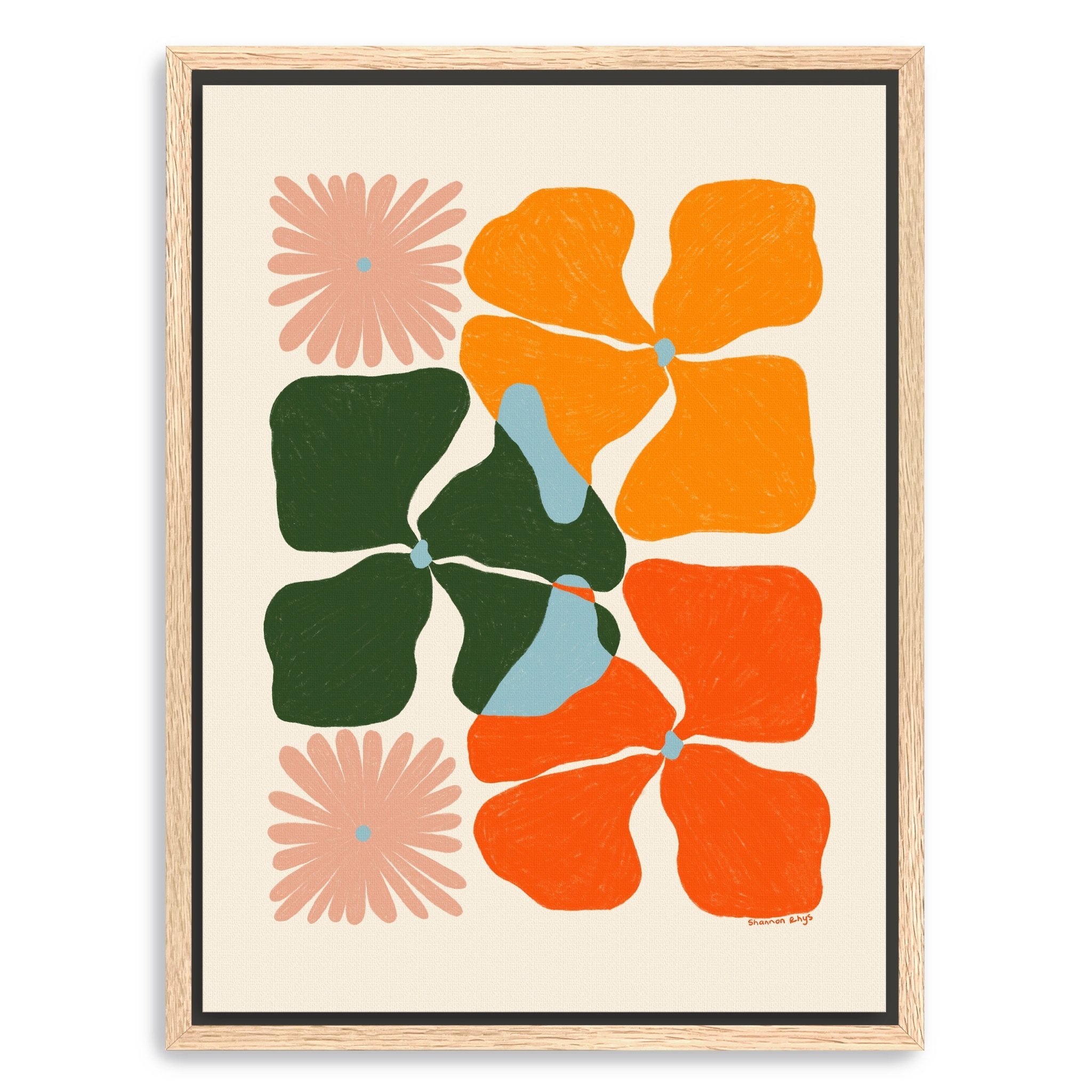 Abstract Floral II Canvas Giclee - Canvas Wall Art
