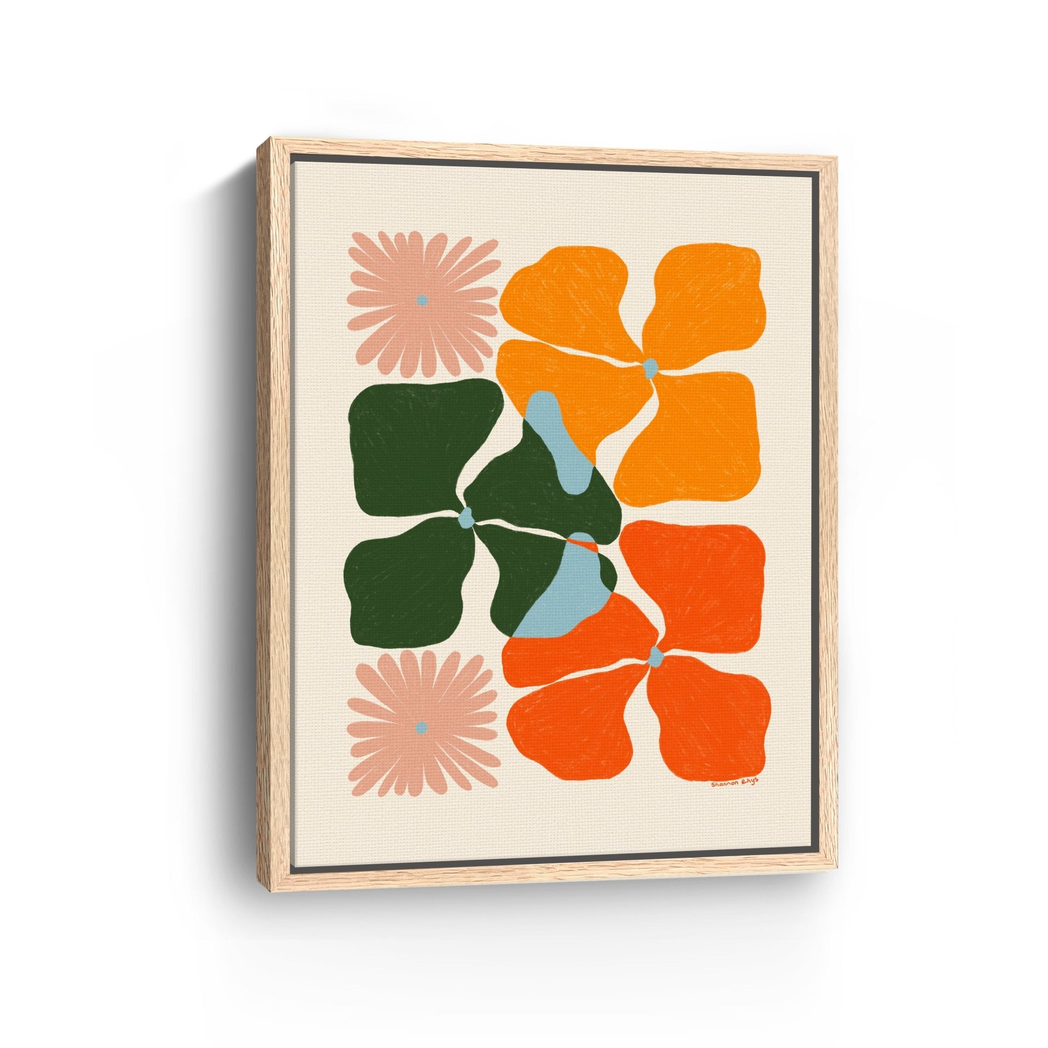 Abstract Floral II Canvas Giclee - Canvas Wall Art