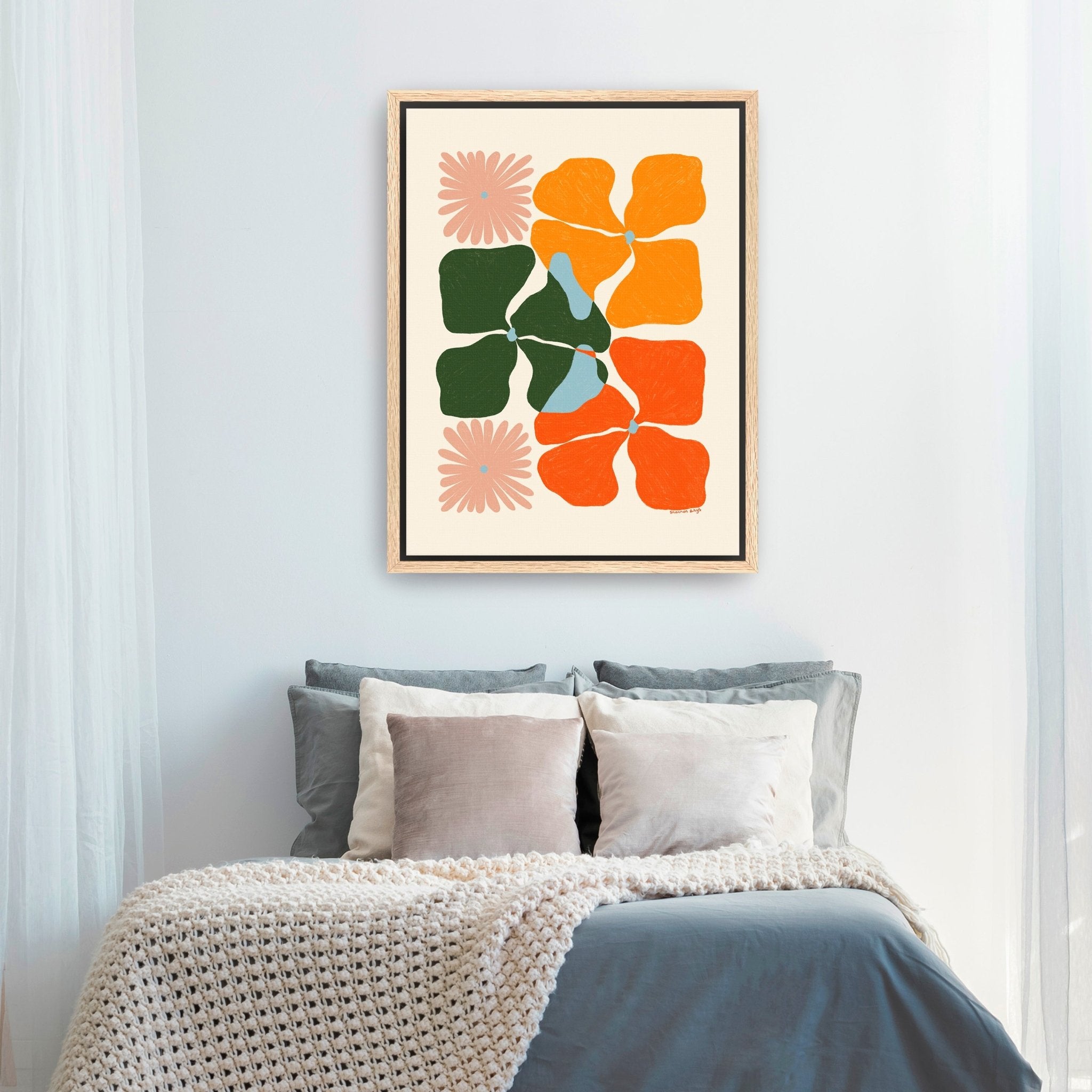 Abstract Floral II Canvas Giclee - Canvas Wall Art