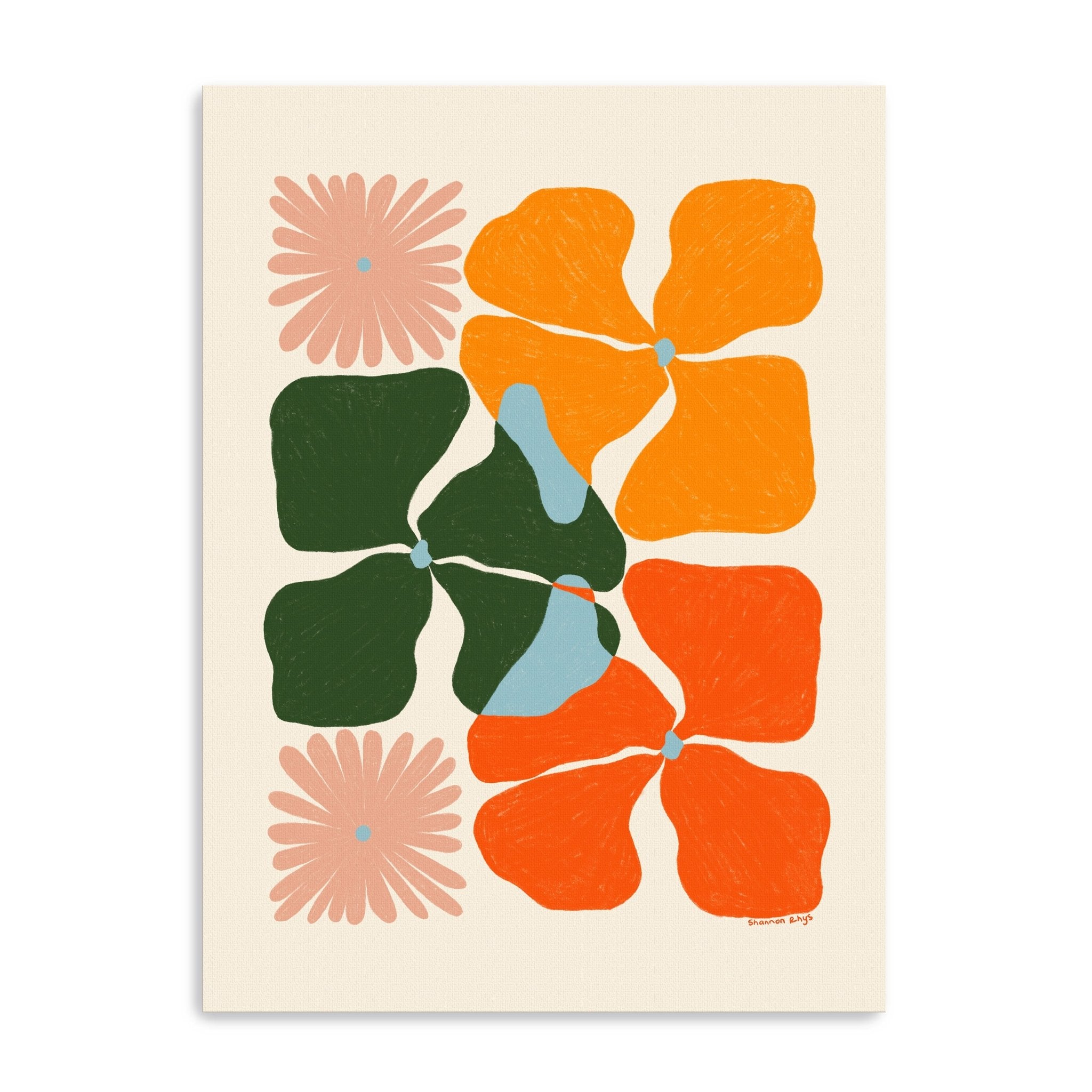 Abstract Floral II Canvas Giclee - Canvas Wall Art