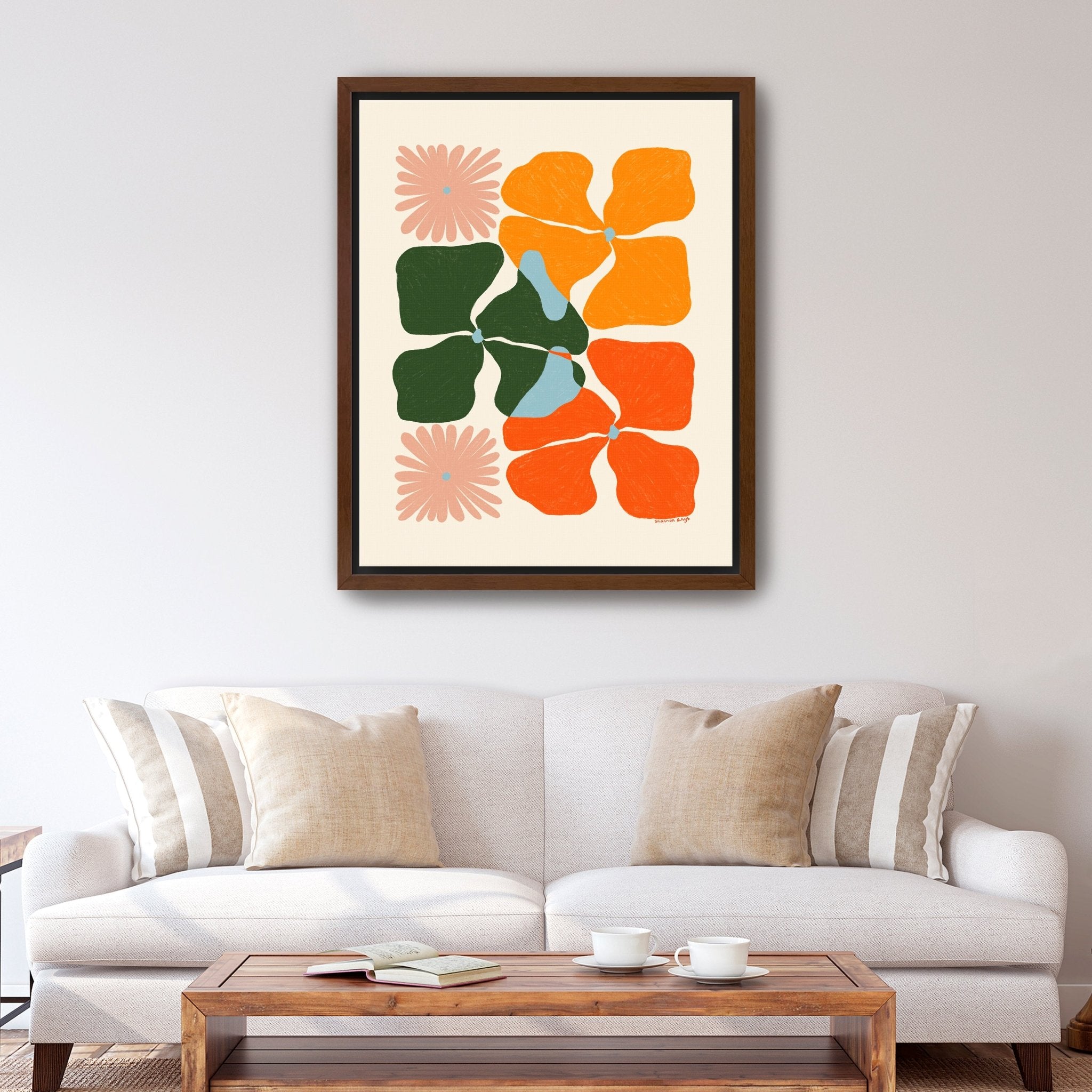 Abstract Floral II Canvas Giclee - Canvas Wall Art