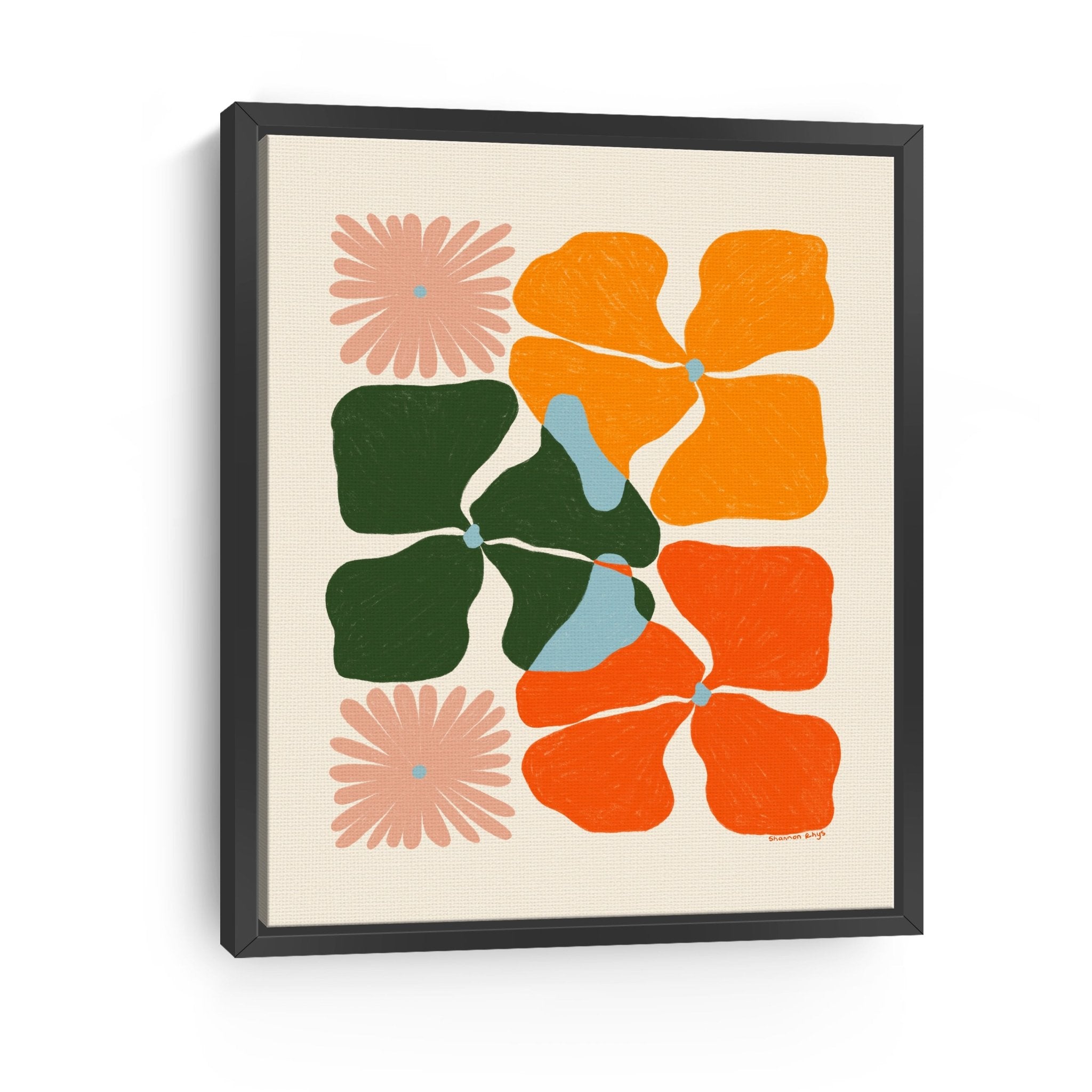 Abstract Floral II Canvas Giclee - Canvas Wall Art