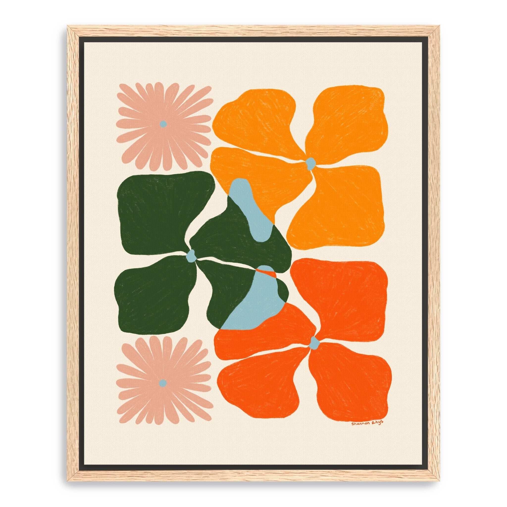 Abstract Floral II Canvas Giclee - Canvas Wall Art