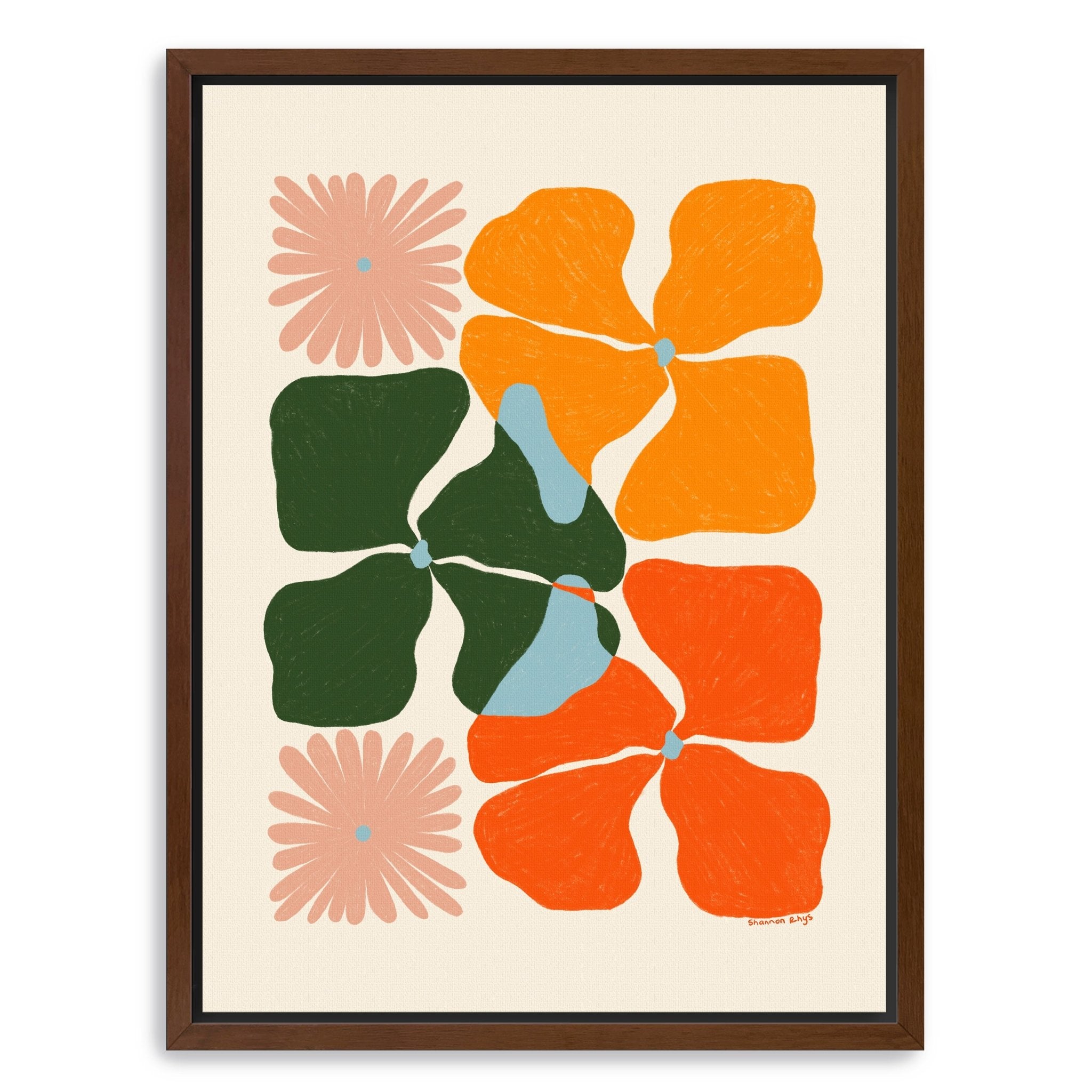 Abstract Floral II Canvas Giclee - Canvas Wall Art
