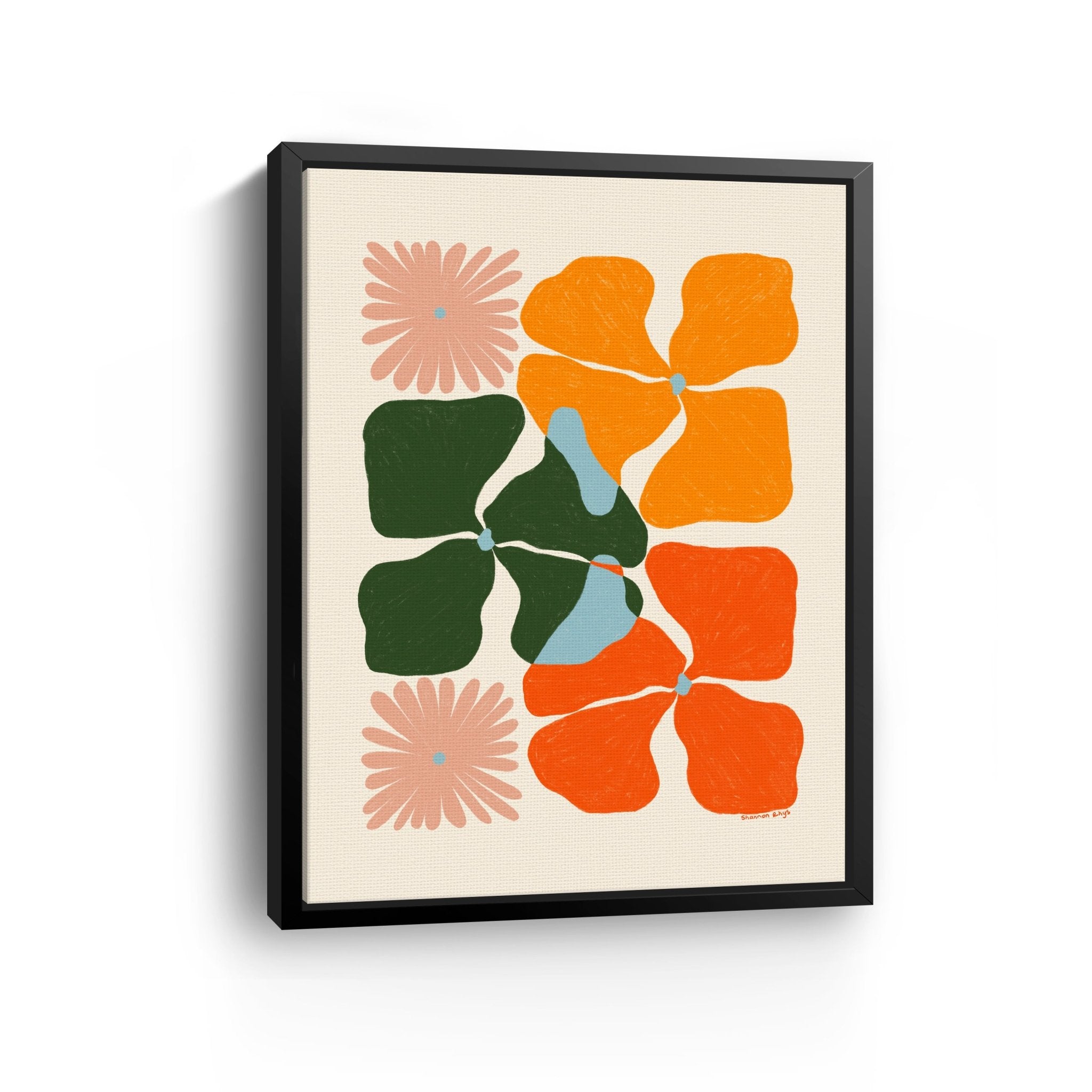 Abstract Floral II Canvas Giclee - Canvas Wall Art