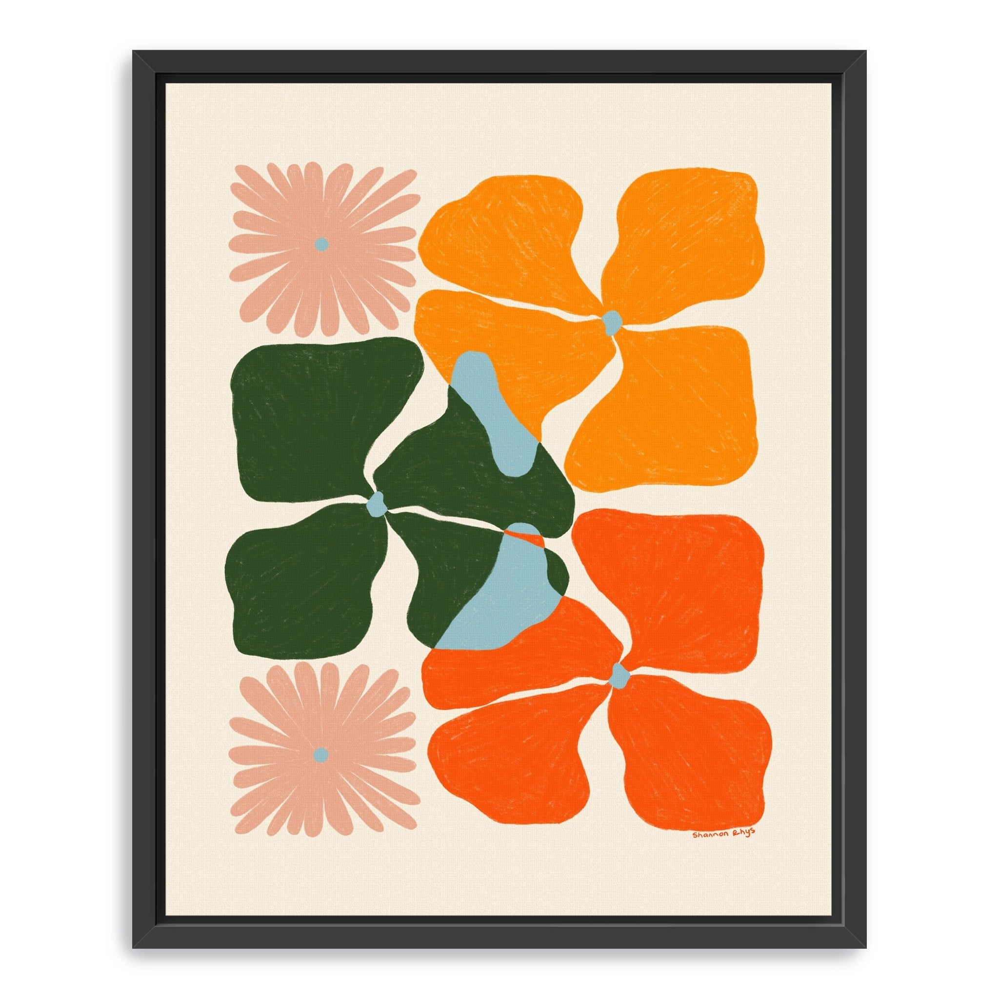 Abstract Floral II Canvas Giclee - Canvas Wall Art