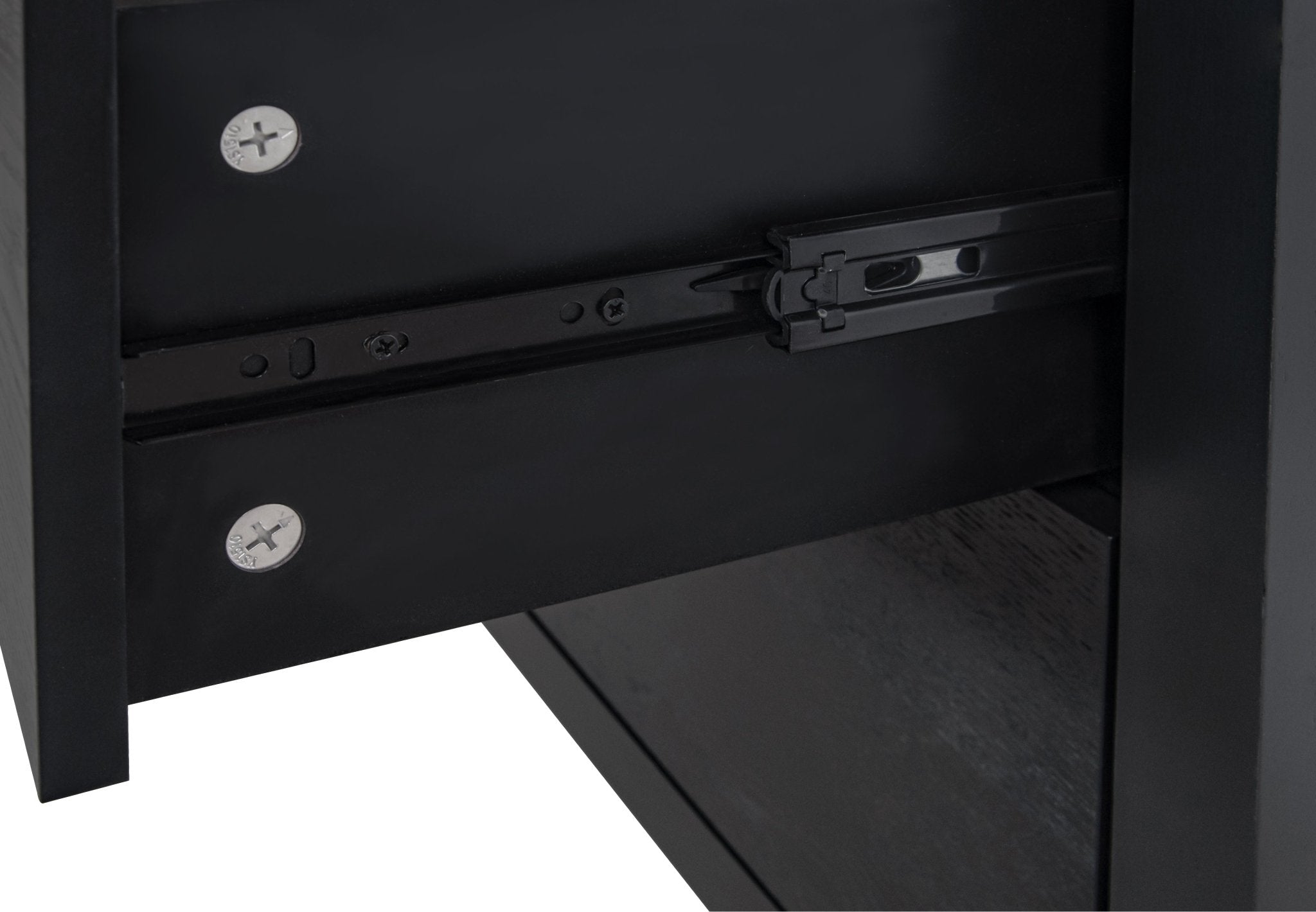 Abundanz 3 - Drawer Dresser with Hollow Pattern and Metal Handle - Dressers