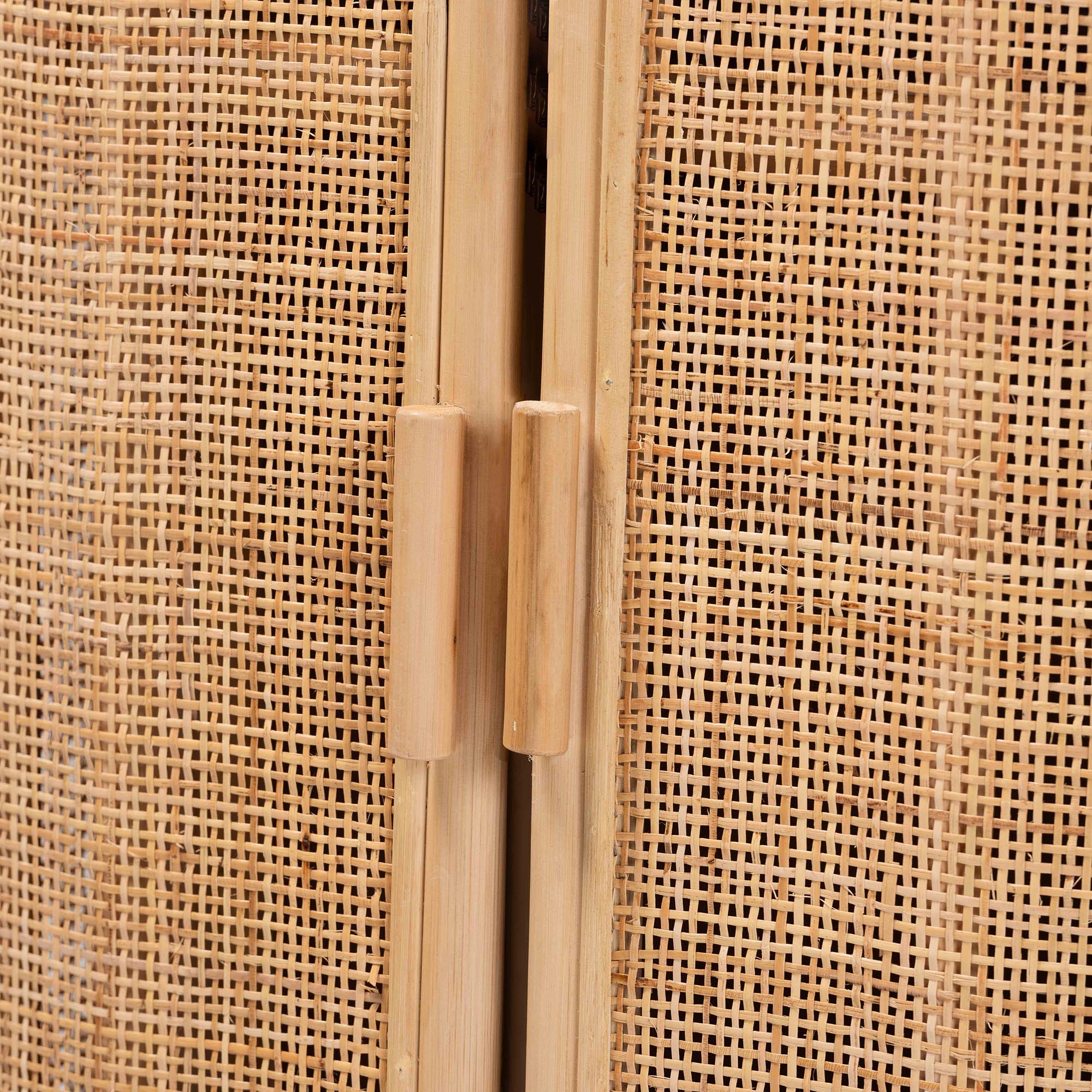 Fleur Rattan Storage Cabinet