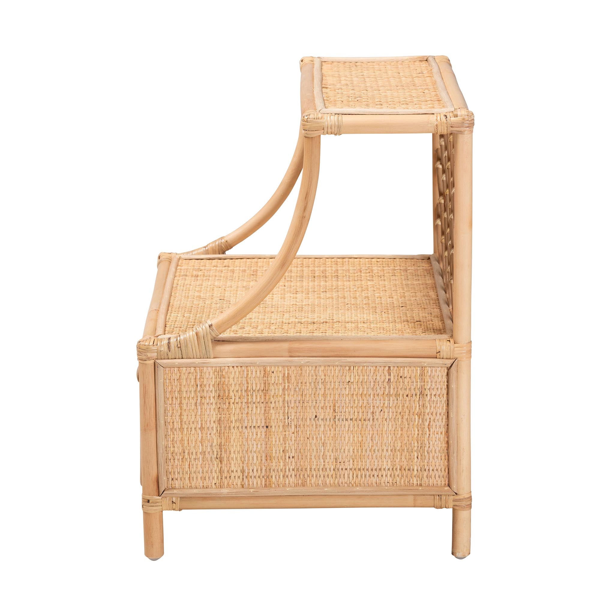 Raja Rattan 1-Drawer Nightstand