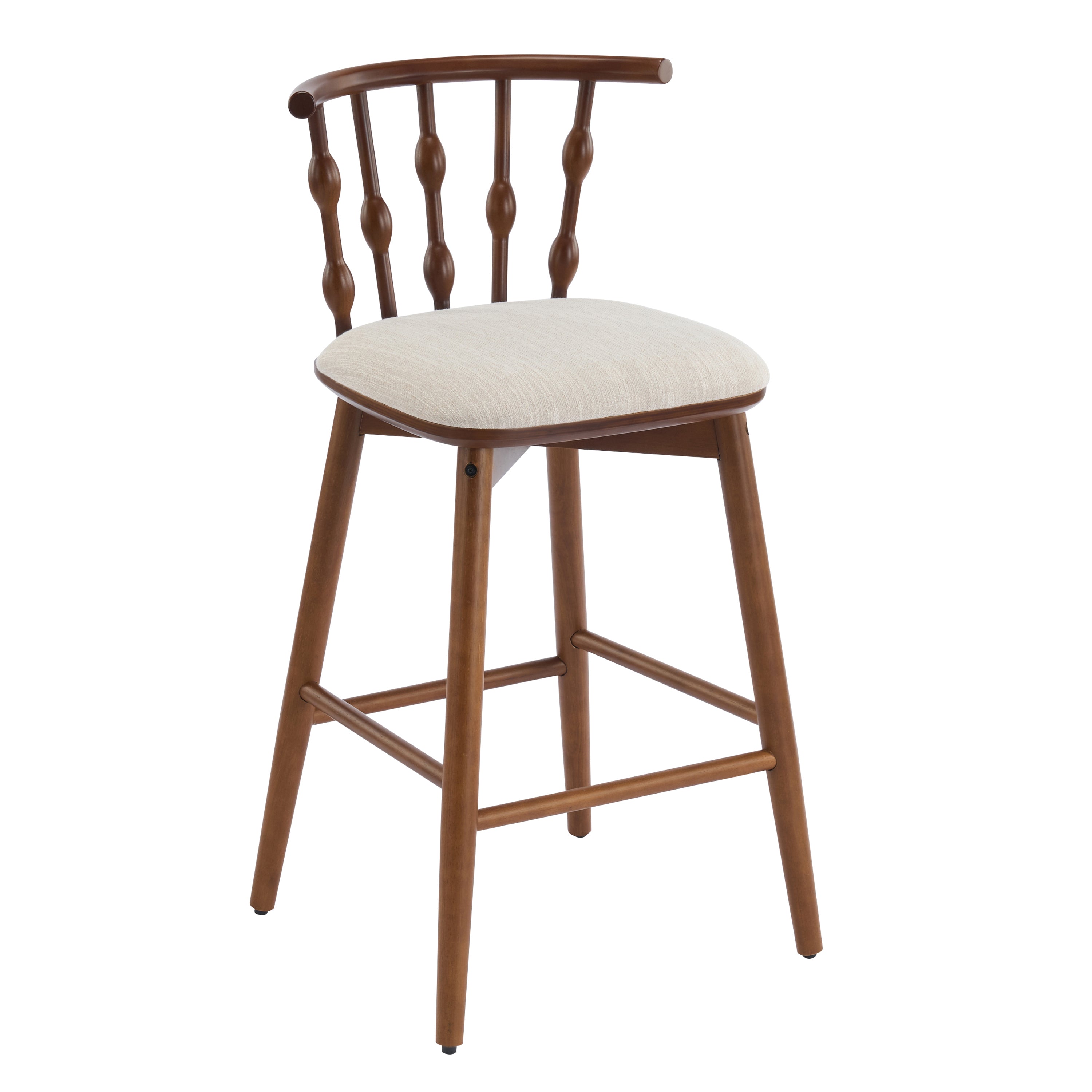 Doria Indoor Wooden Barstool, Set of 2