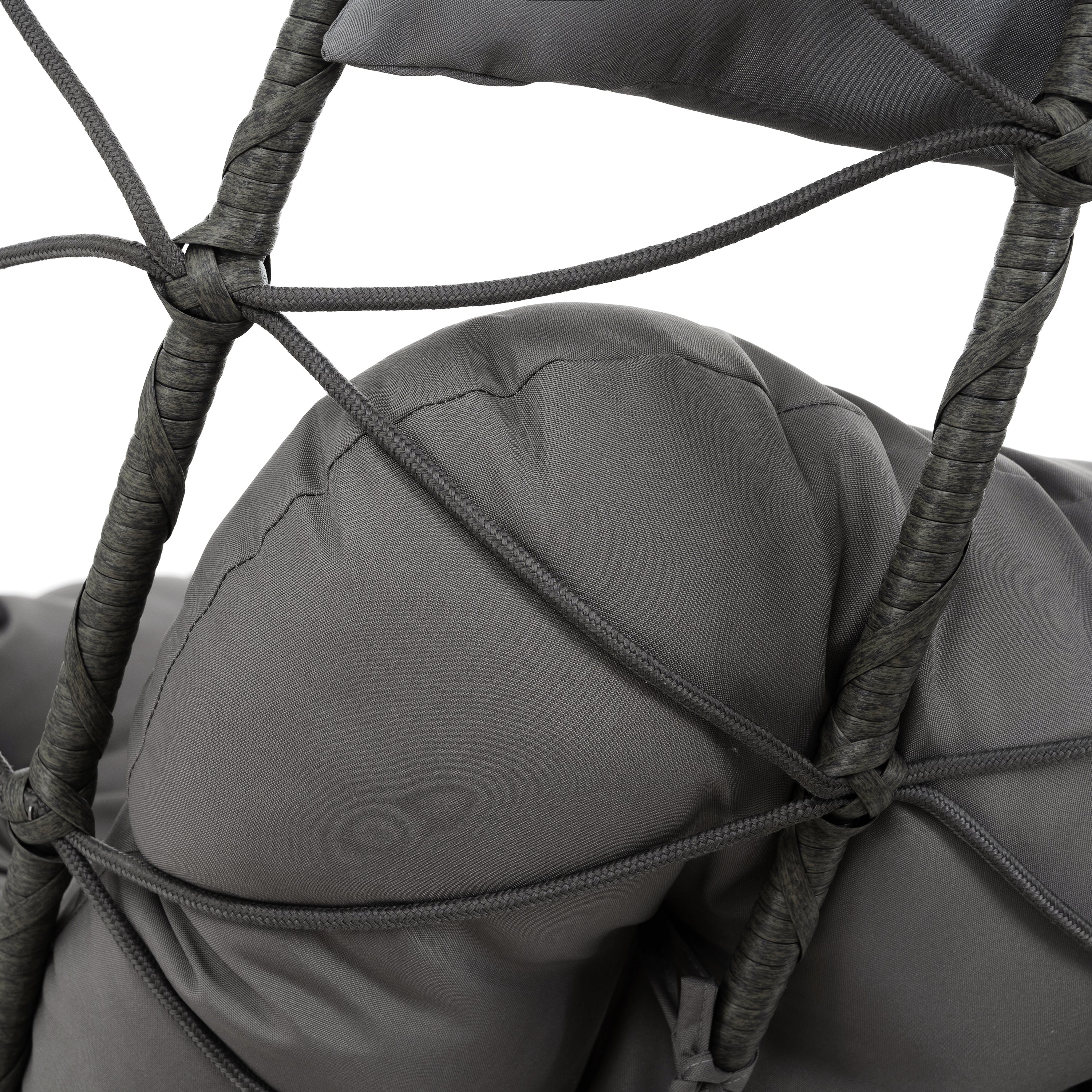 2-Person Swinging Egg Chair with Stand