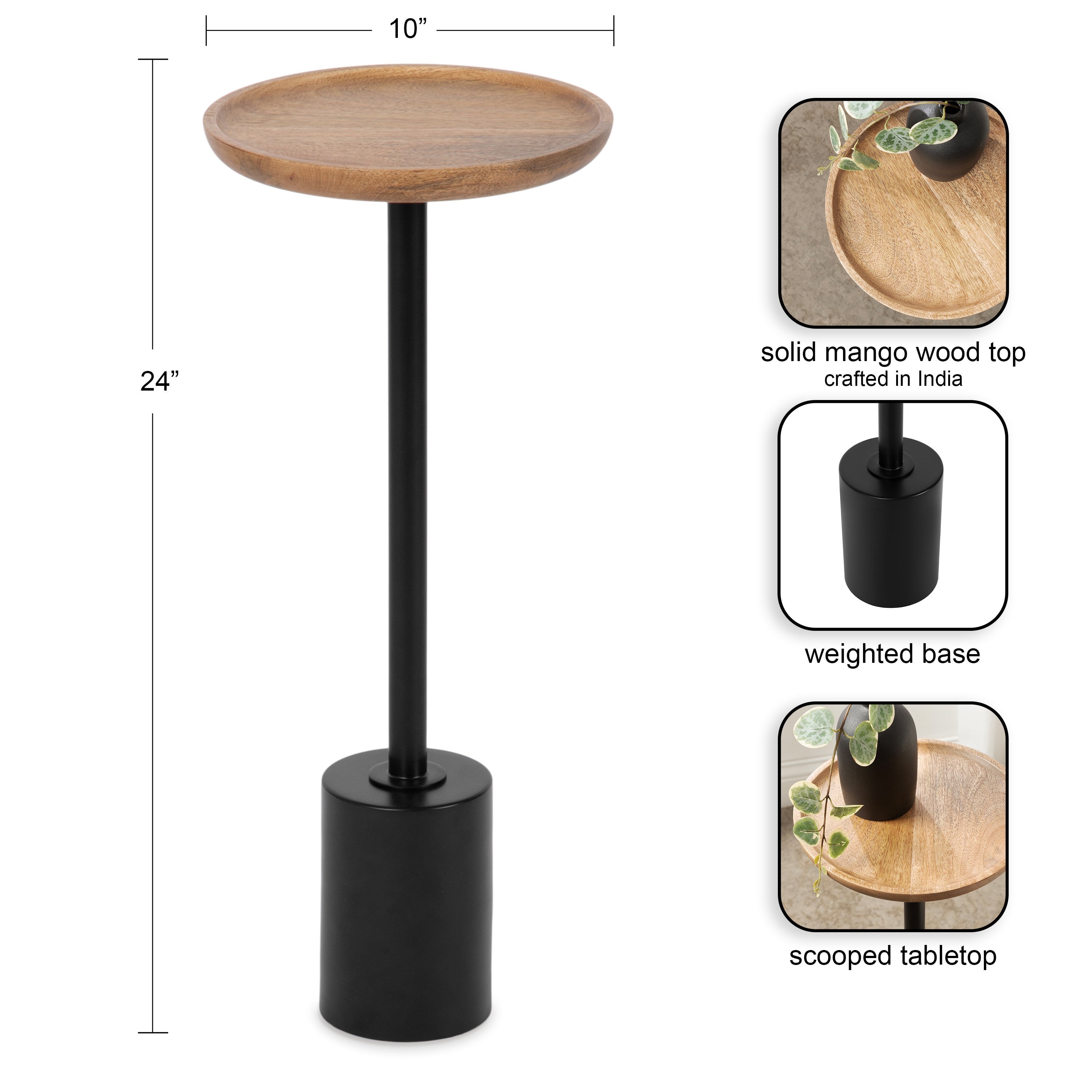 Xyler Wood and Metal Table