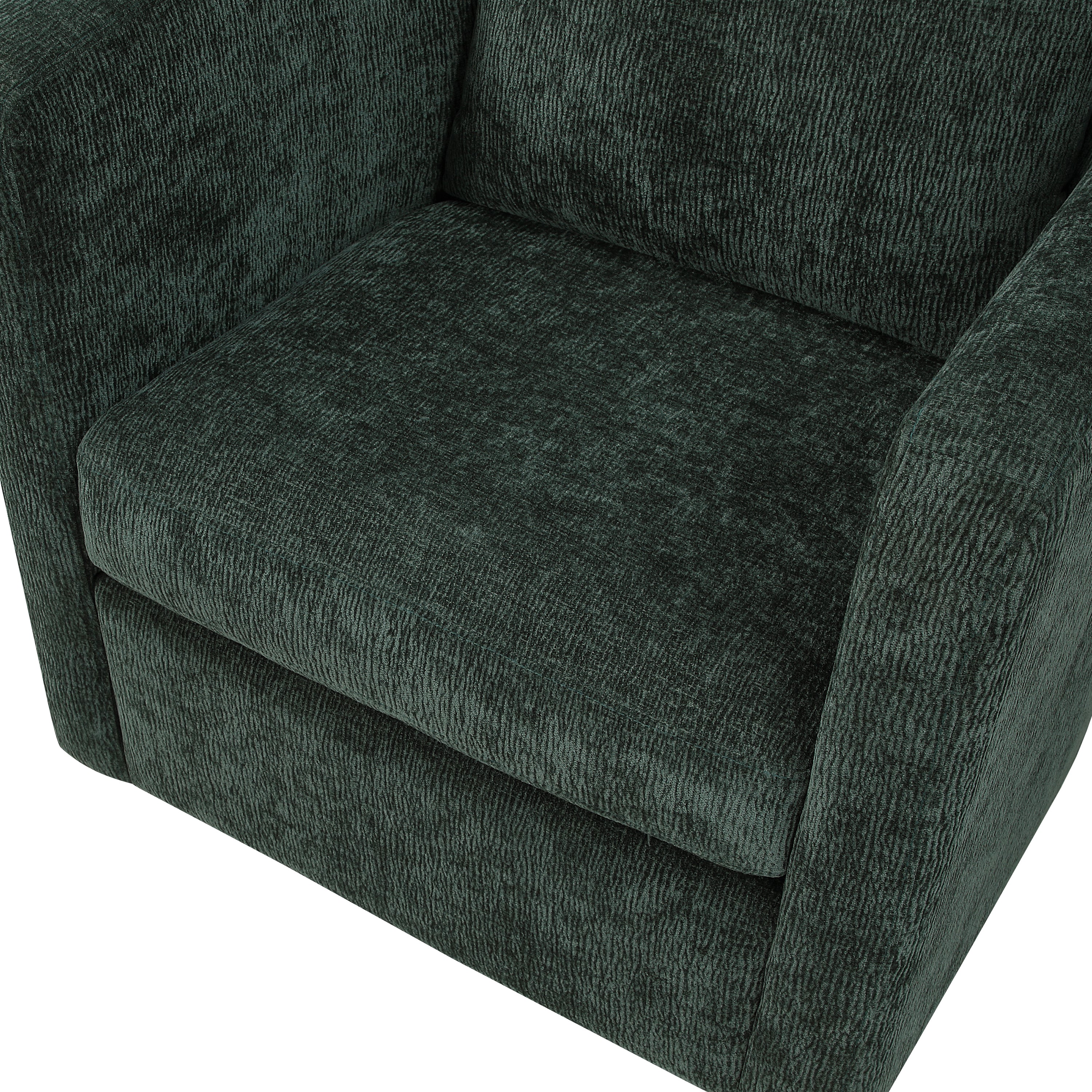 Sutton Swivel Barrel Chair with Performance Fabric