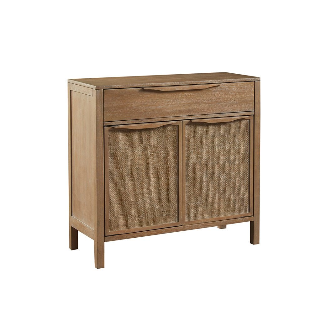 Accent Chest with Drawer and Cane Webbing Doors - Dressers