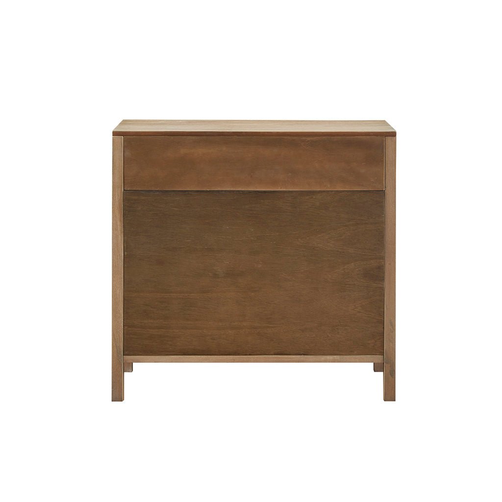 Accent Chest with Drawer and Cane Webbing Doors - Dressers